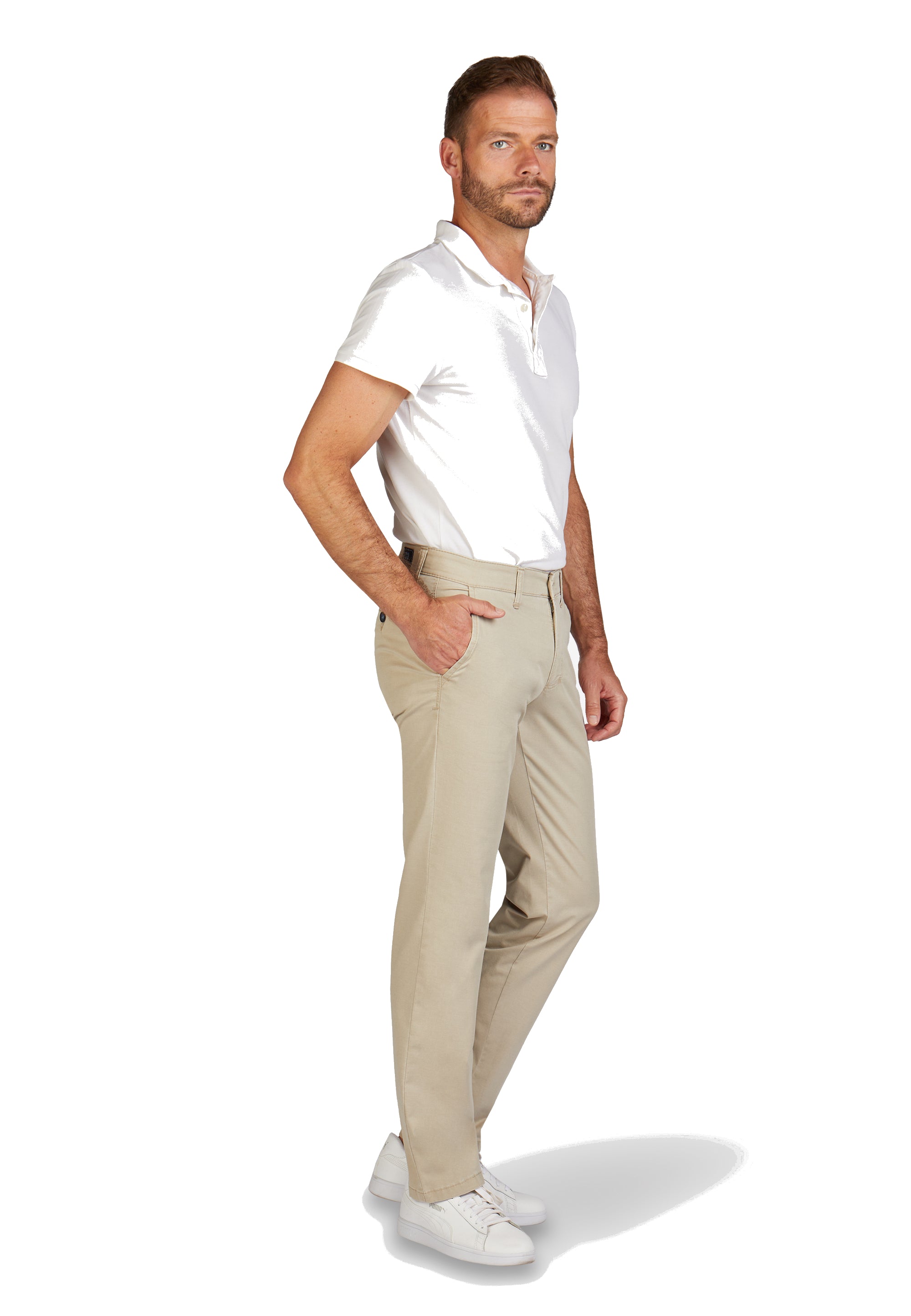 Hinrichs Herren Hosen Beige