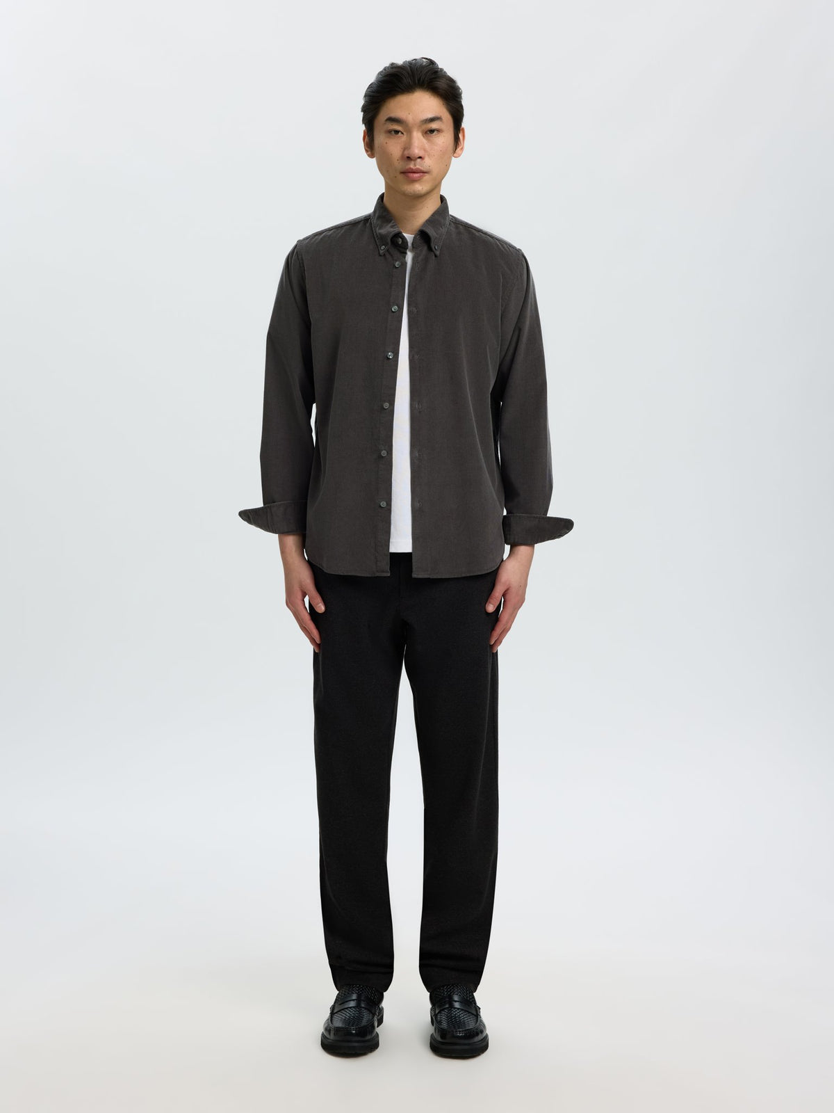 Selected homme Herren Hemden  Dark Sha