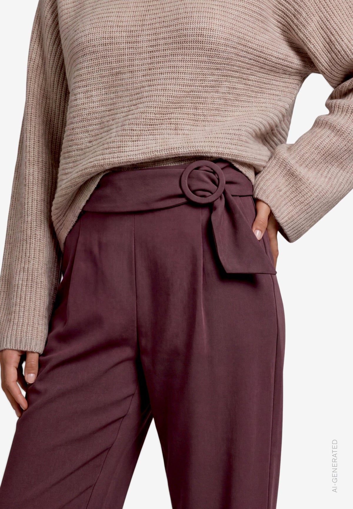 Zero Damen Hosen Black Coffee