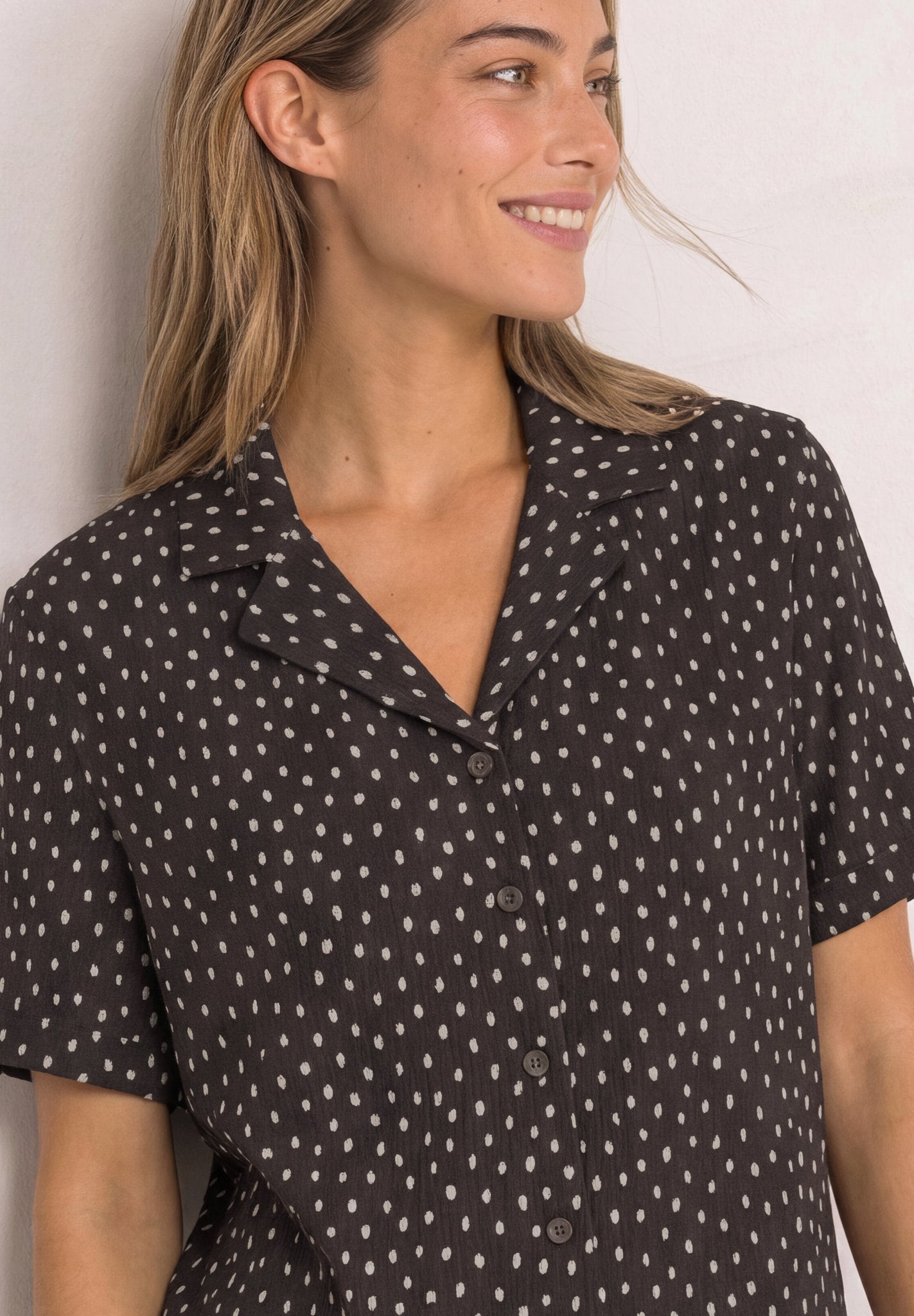 Street One Damen T-Shirts  Black Cof