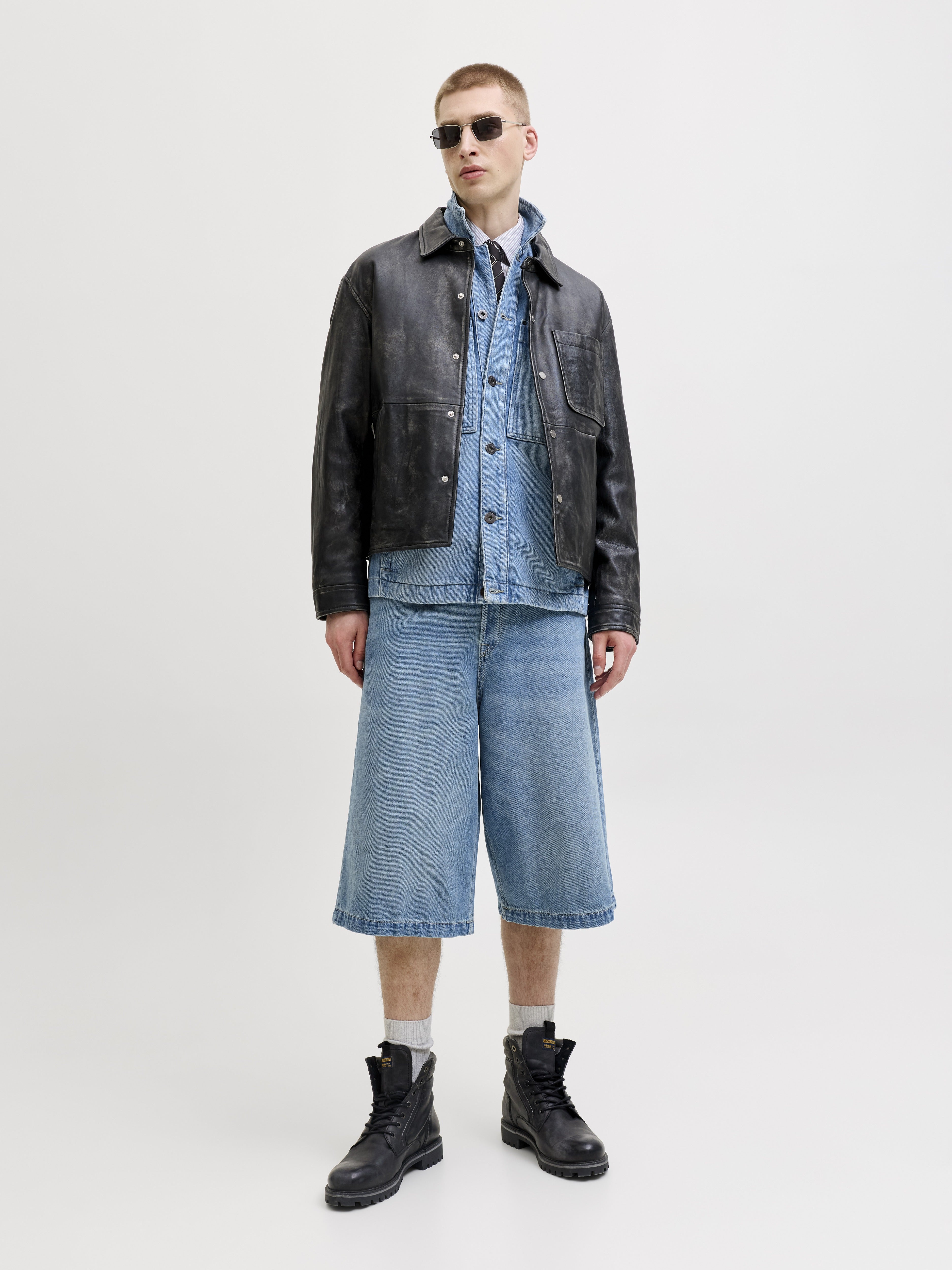 Jack & Jones Herren Shorts Blue Denim