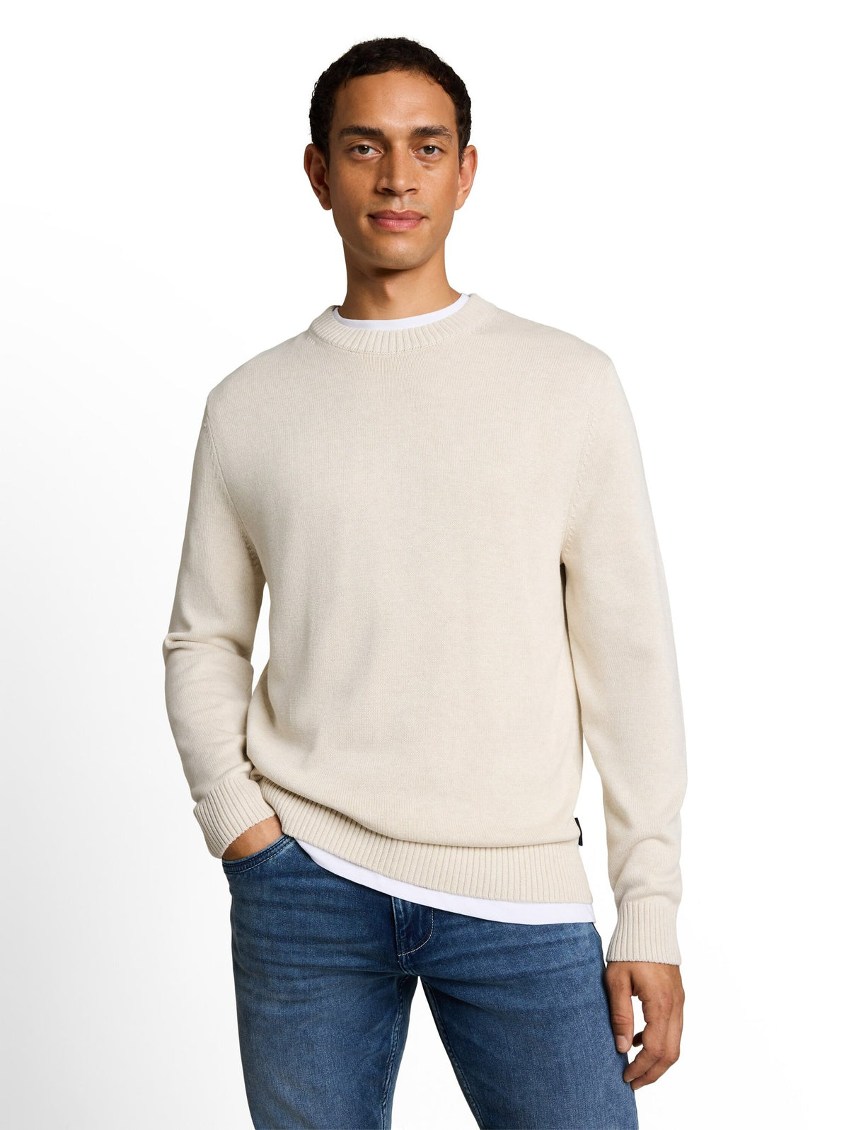 Tom Tailor Herren Pullover Soft Cloud Mela