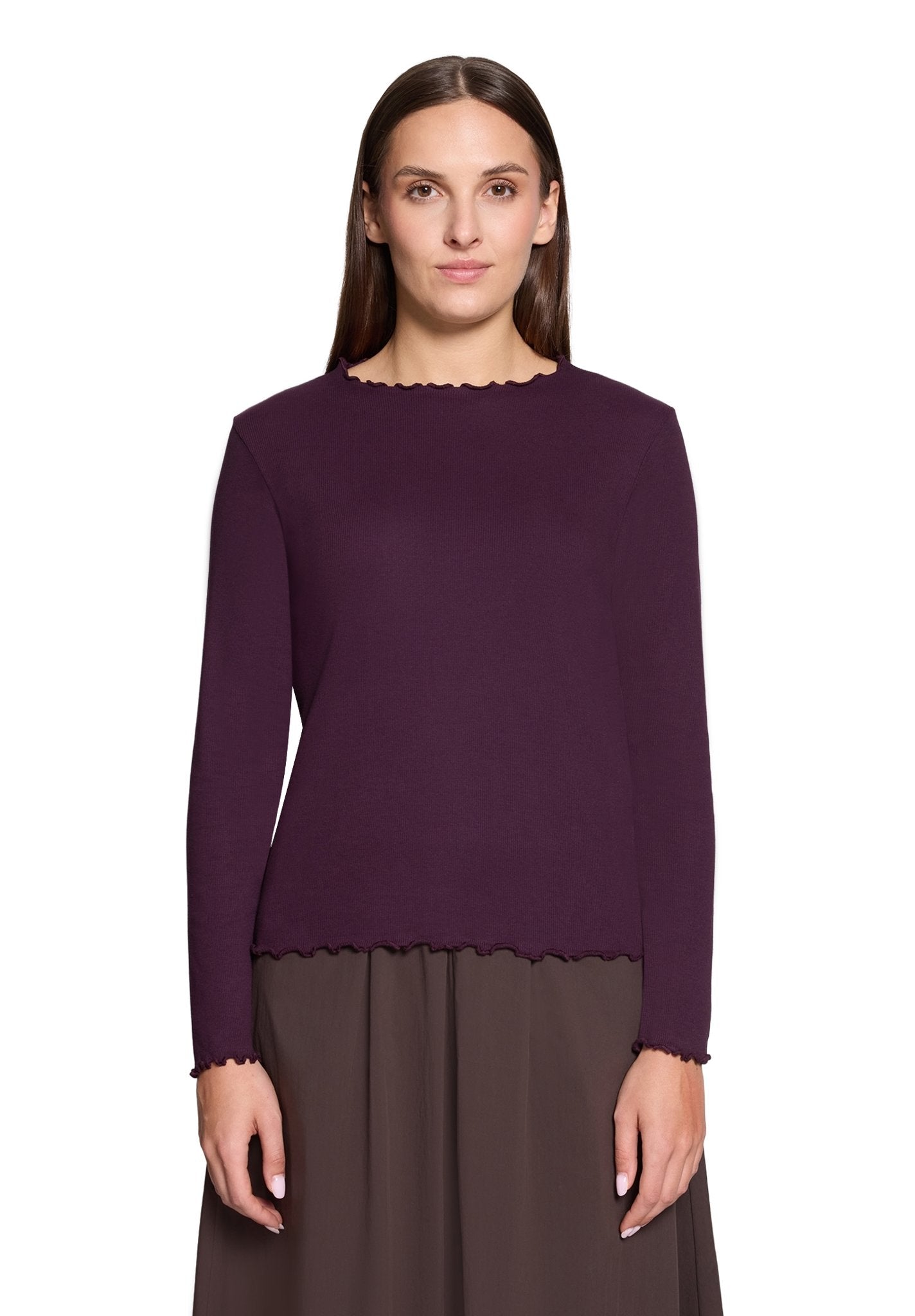 Cartoon Damen T-Shirts Dark Dahlia