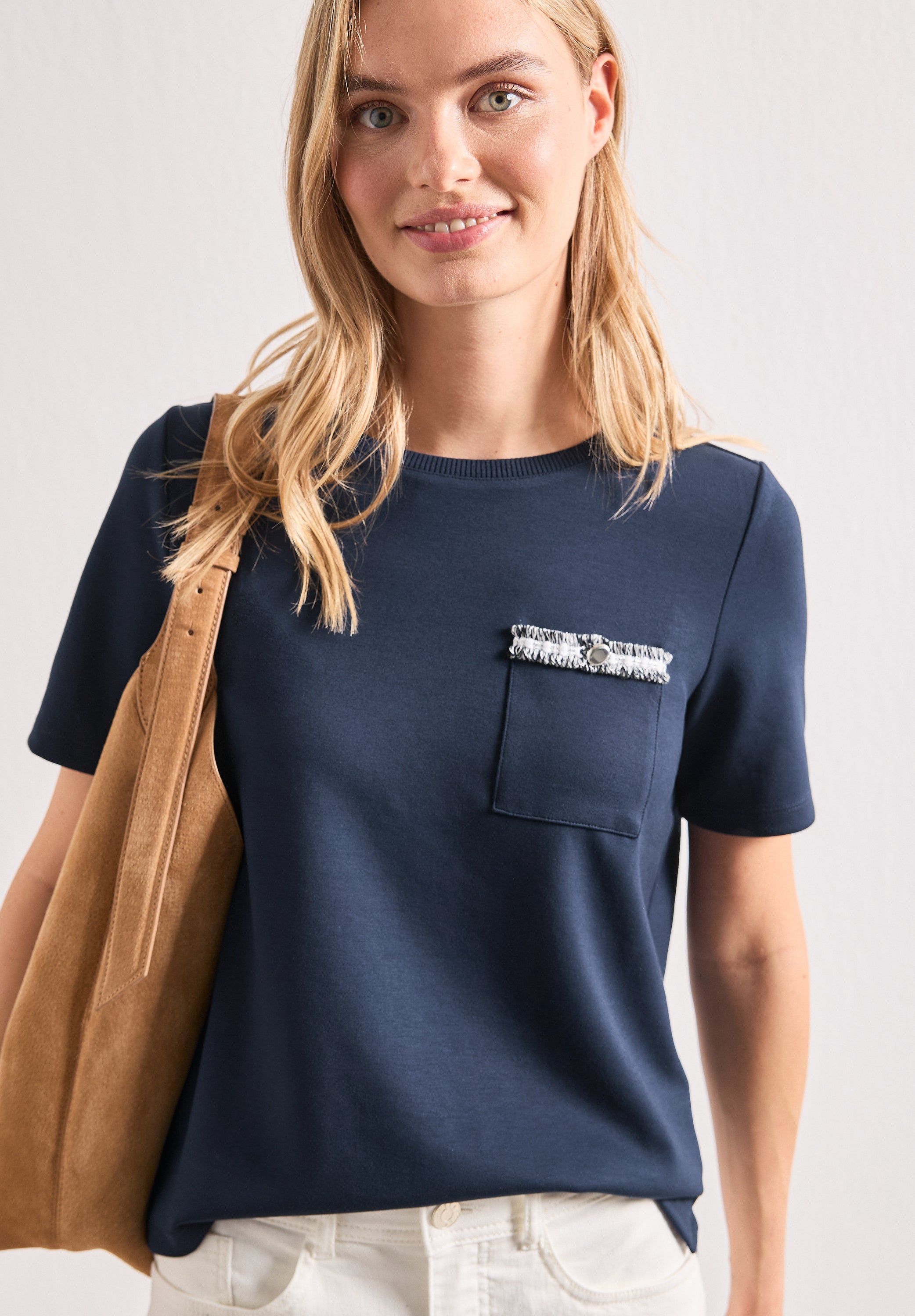 Street One Damen T-Shirts Darkest B