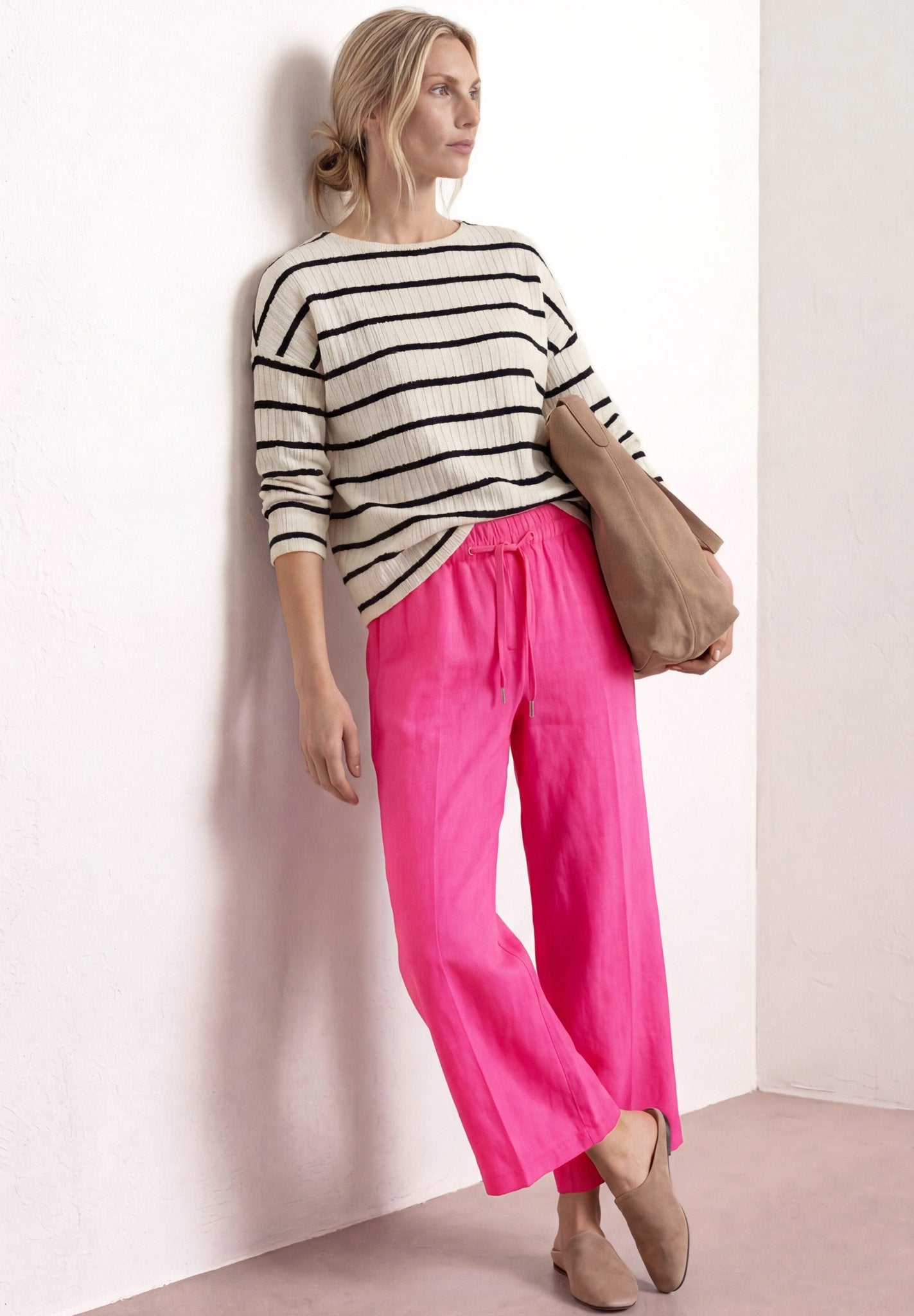 Street One Damen Hosen Magenta D