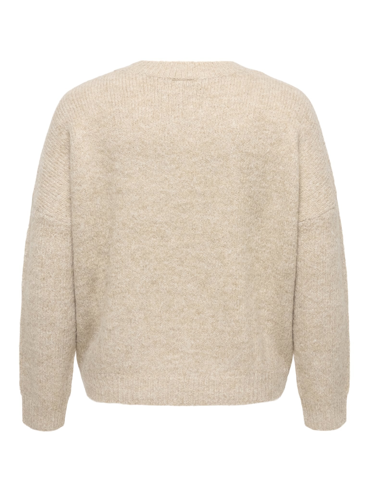 Only Carmakoma Damen Strickjacken Woodsmoke/W.Mel