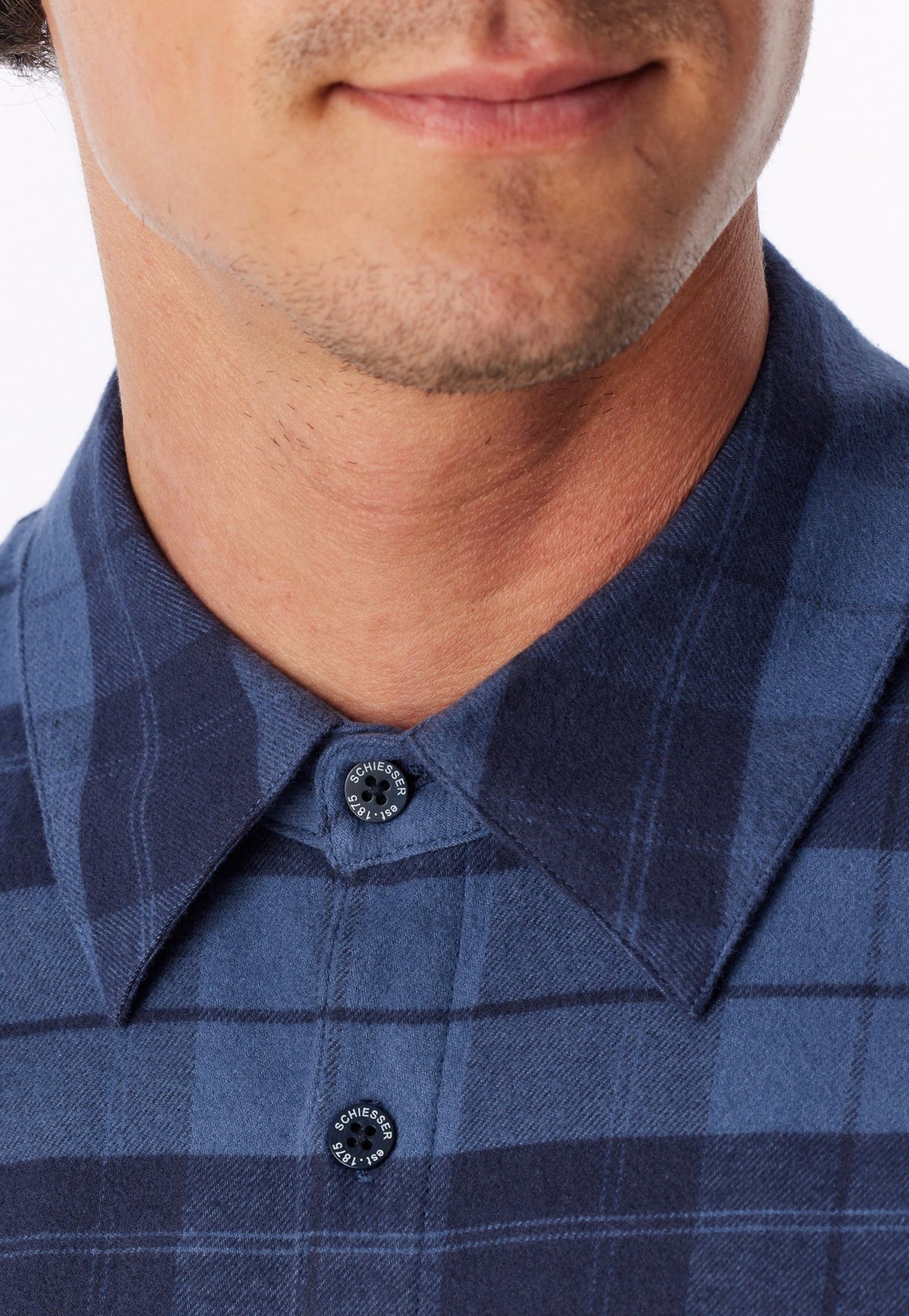 Schiesser Herren Faded Denim