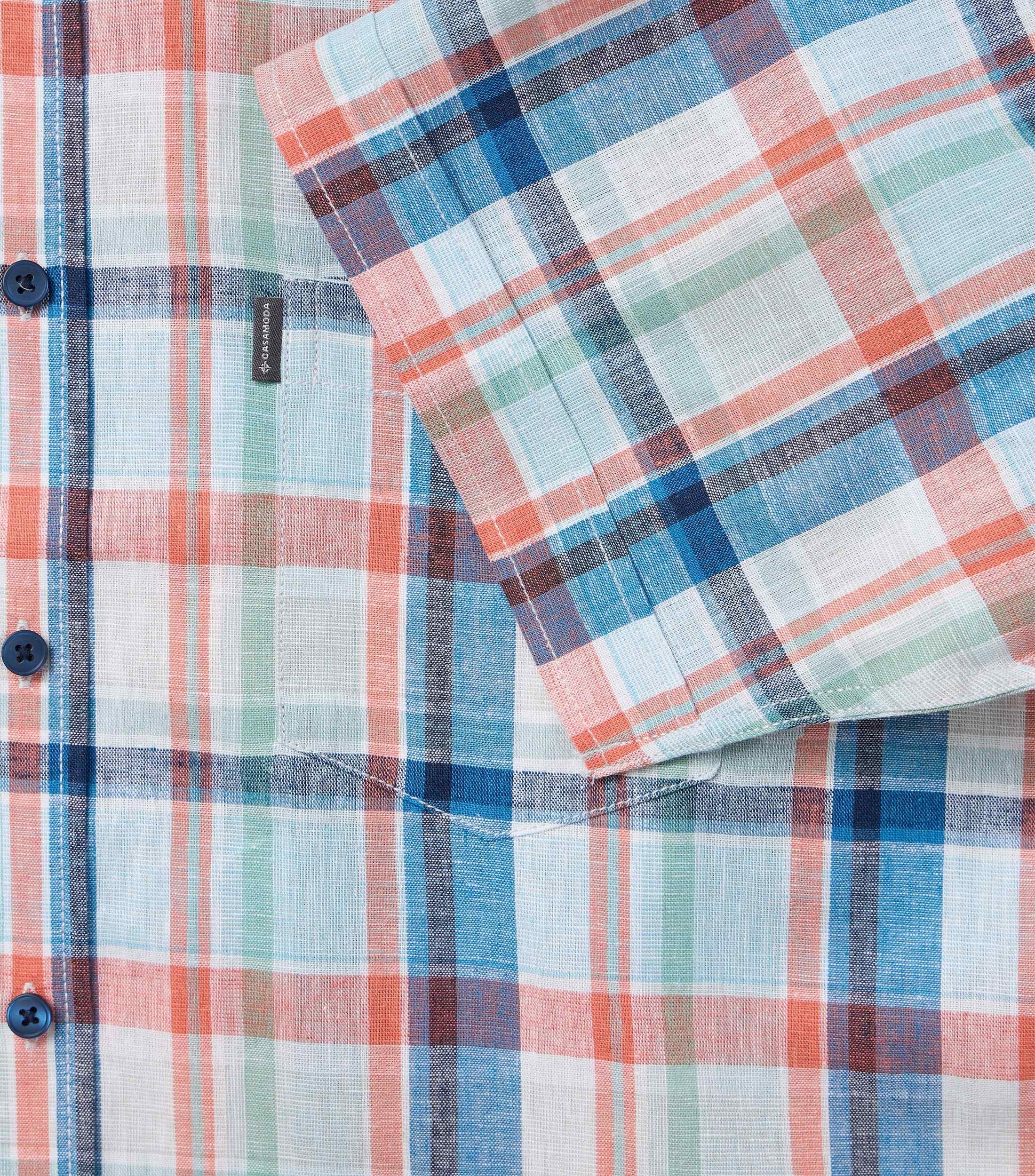 Casa Moda Herren Hemden kurz  Blau