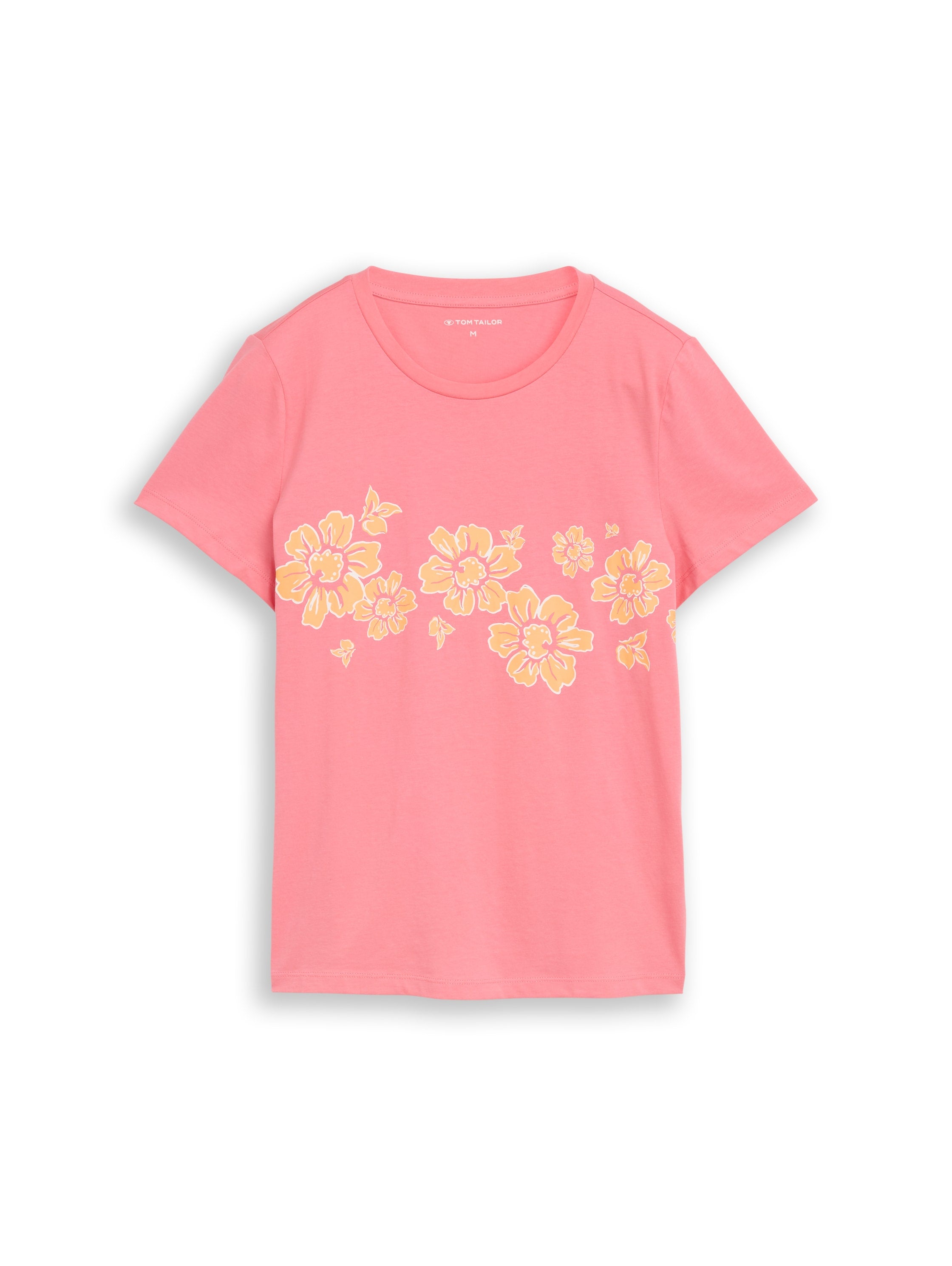 Tom Tailor Damen T-Shirts Soft Fuchsia Pi