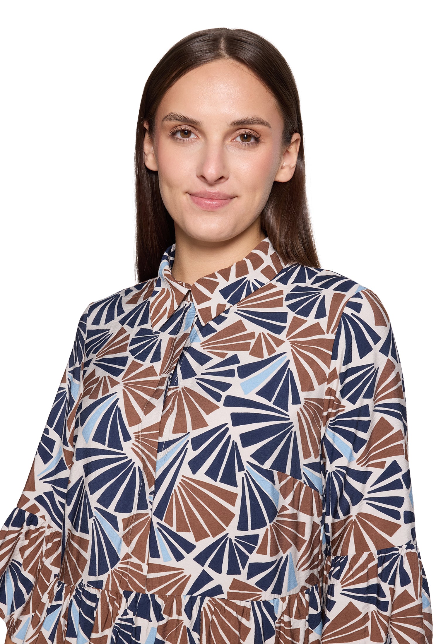 Betty & Co Damen Kleider Nature/Brown