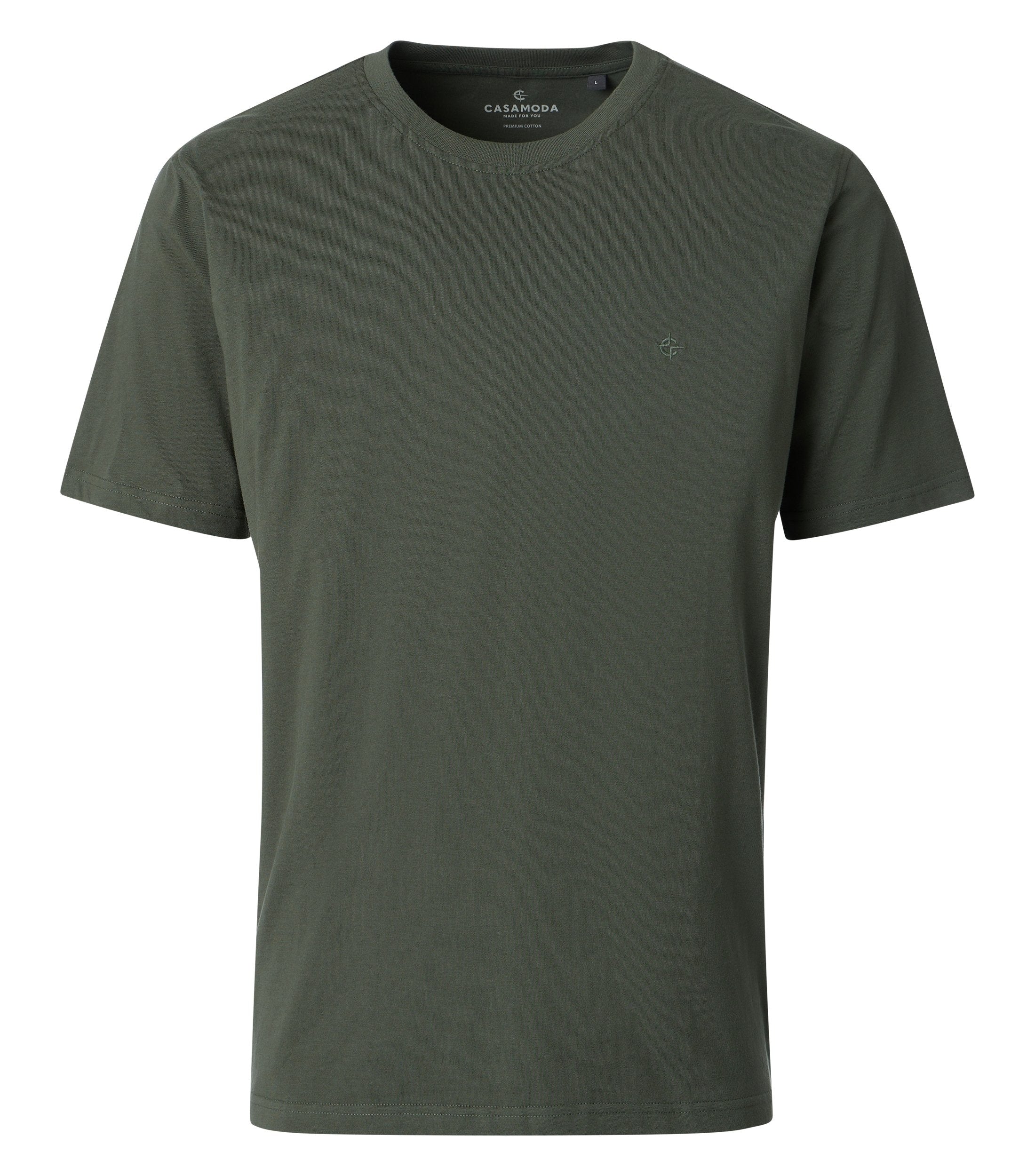 Casa Moda Herren T-Shirts kurz Gruen