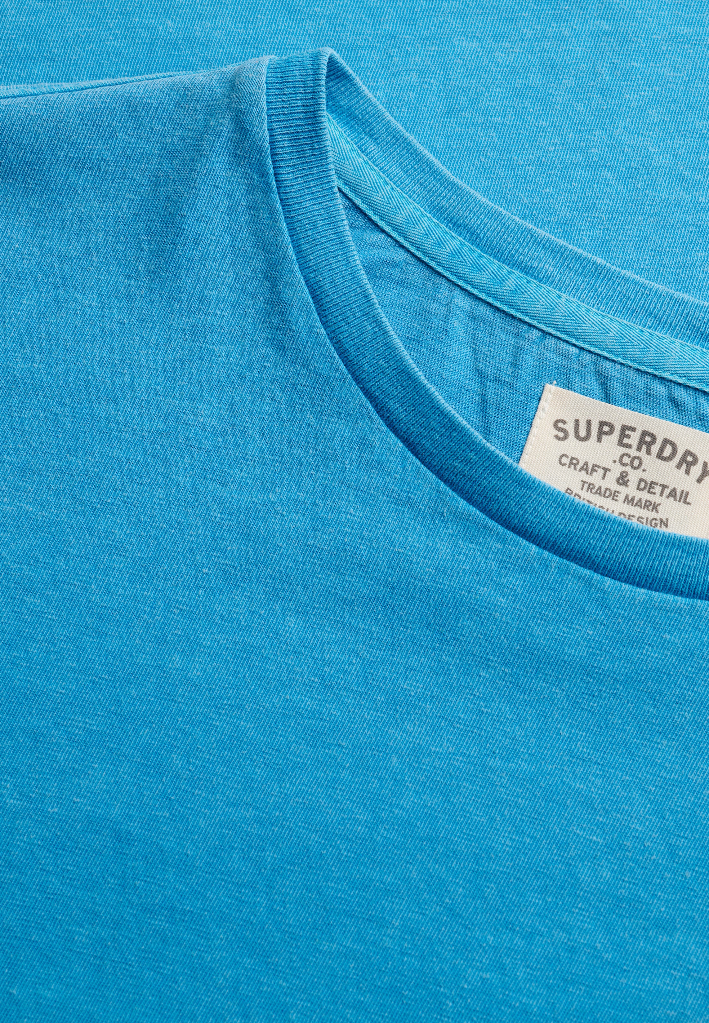 Superdry Men Herren T-Shirts kurz Vza Hawaii Blue