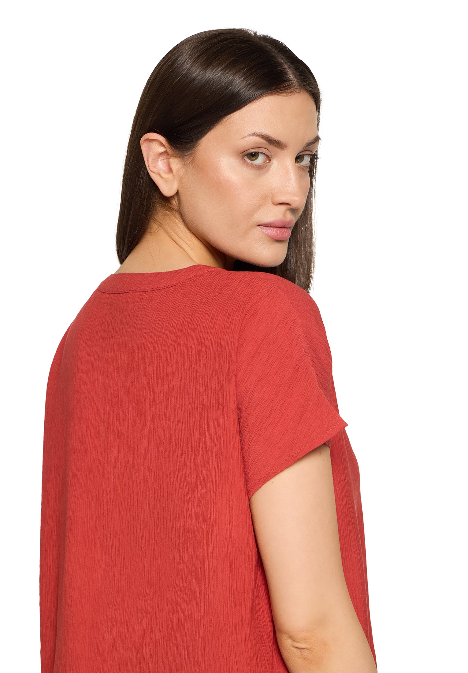 Betty & Co Damen Blusen kurz Rust Red