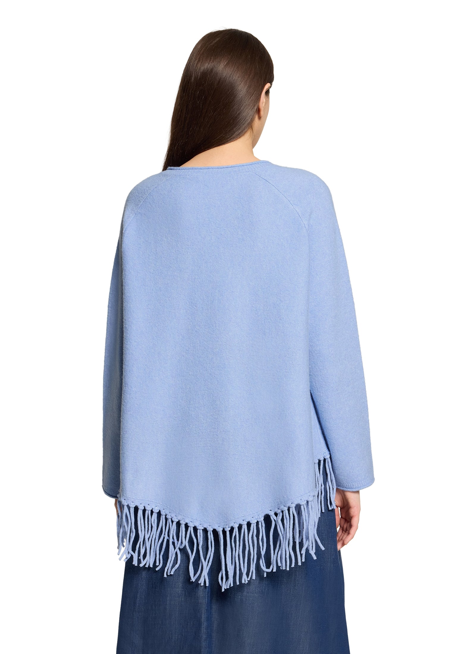 Cartoon Damen Pullover Light Blue Mela