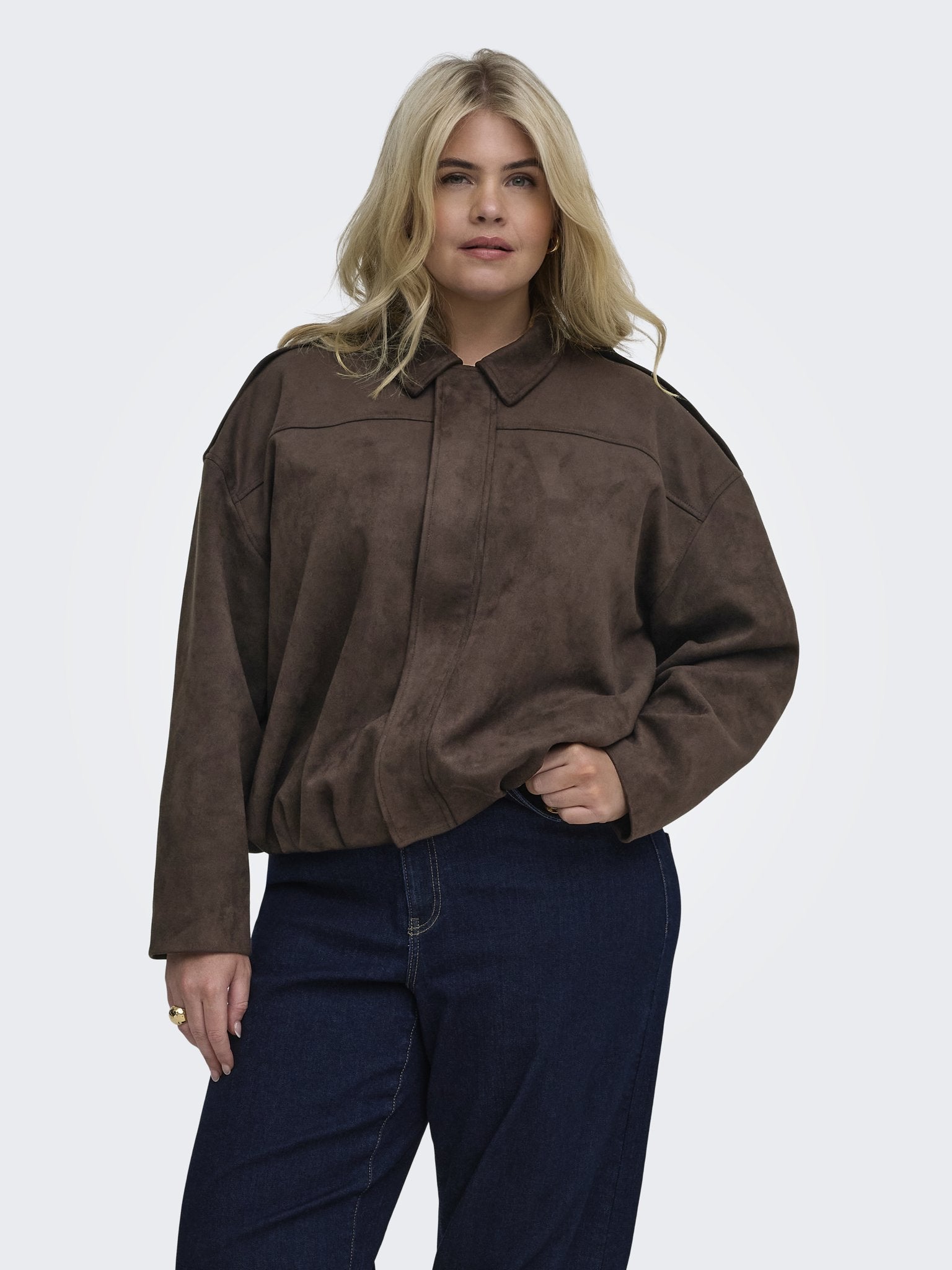 Only Carmakoma Damen Jacken Chocolate Torte