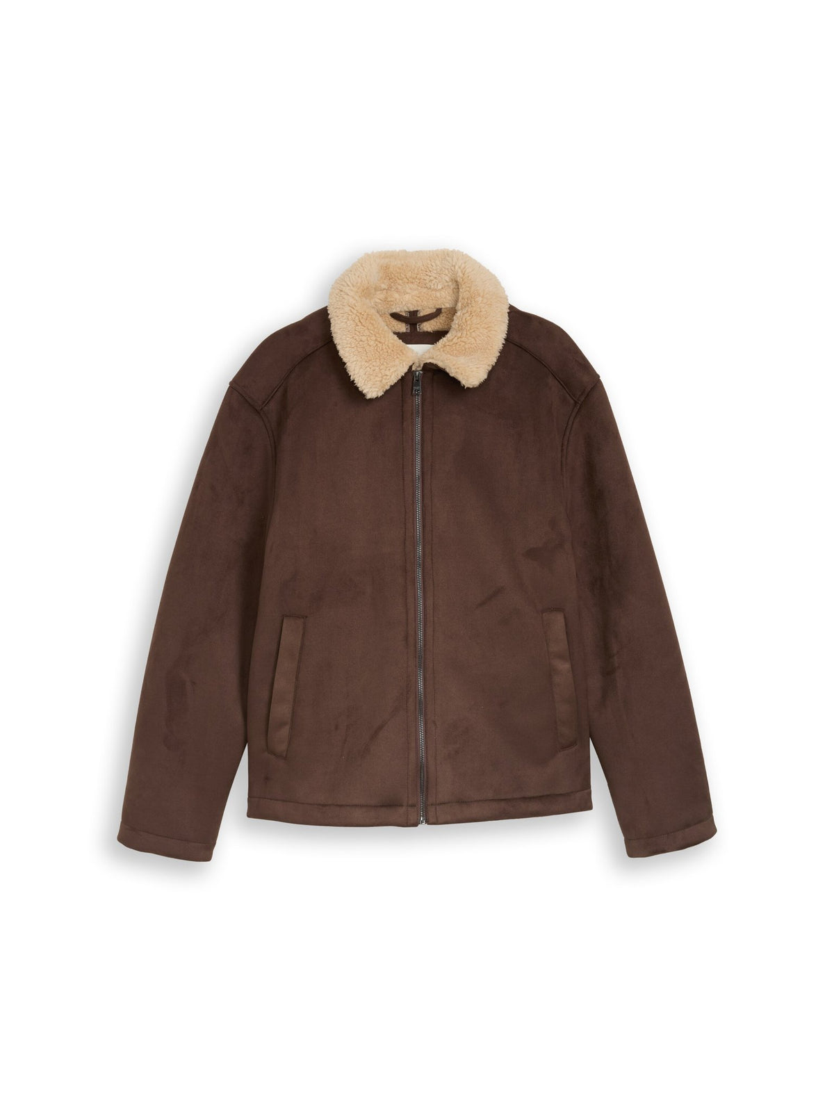 Tom Tailor denim Herren Lederjacken Cool Dark Brown