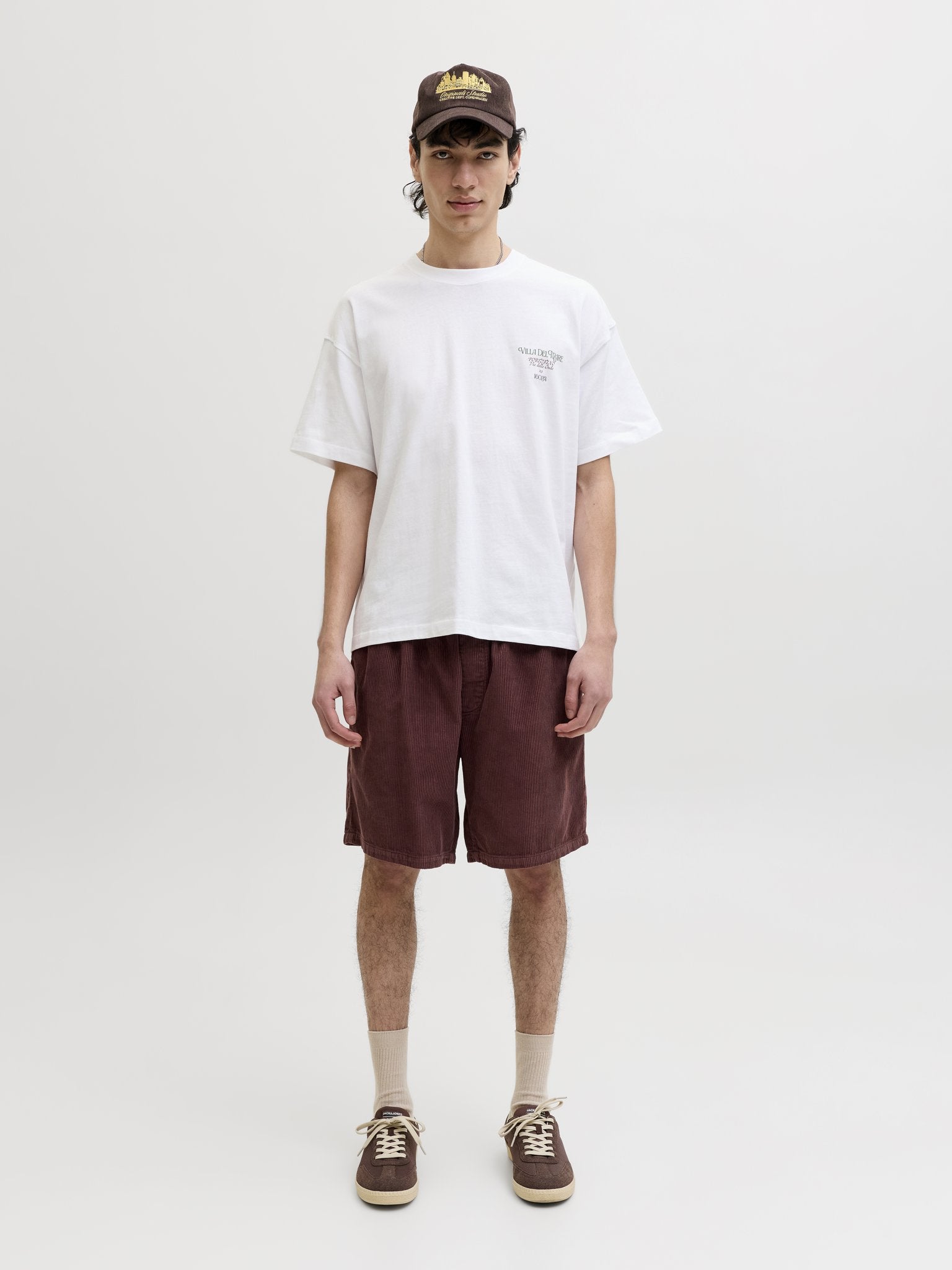 Jack & Jones Herren T-Shirts kurz Bright White