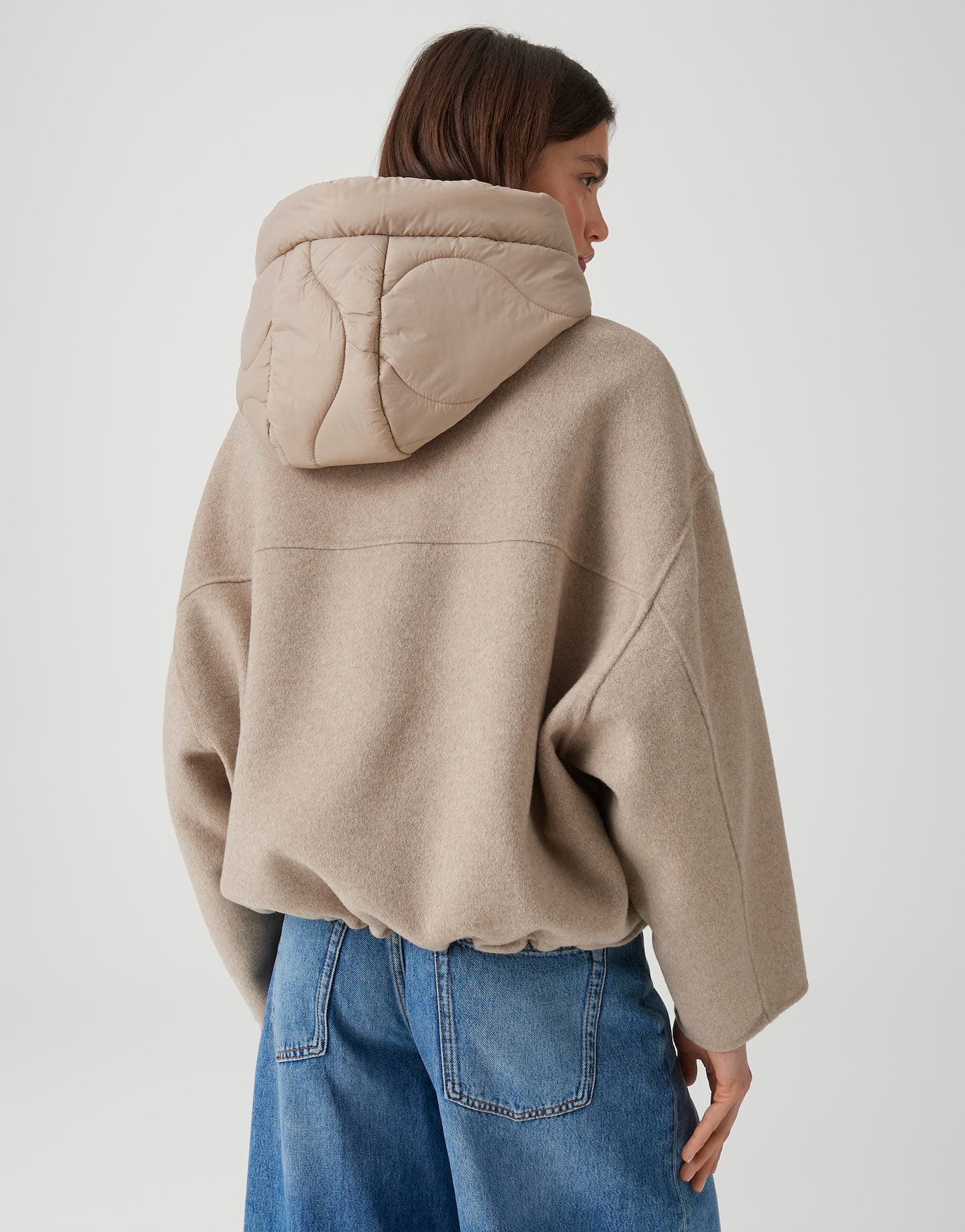 Opus Damen Jacken Dusty Beige