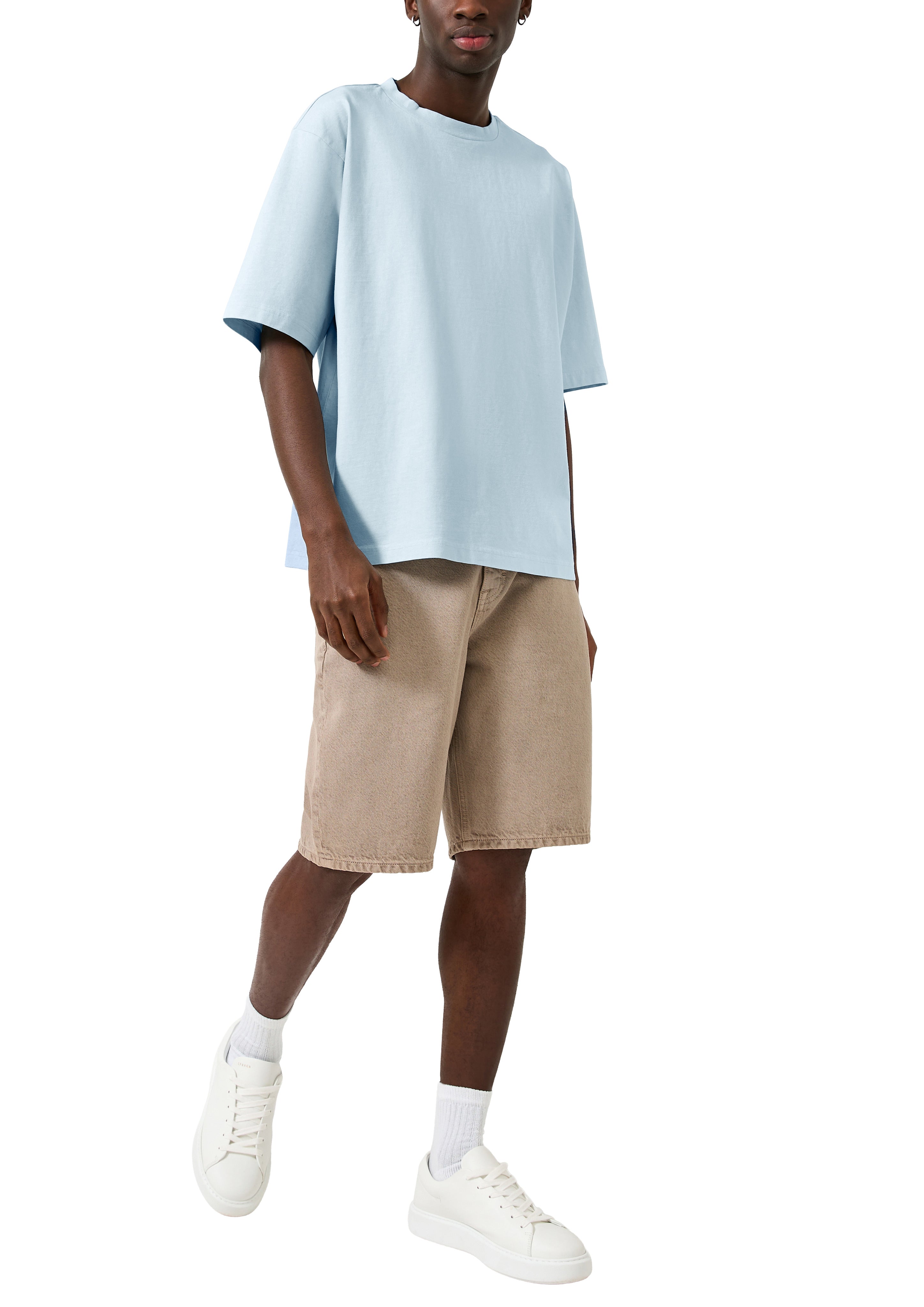 QS by S.Oliver Herren T-Shirts kurz Blue