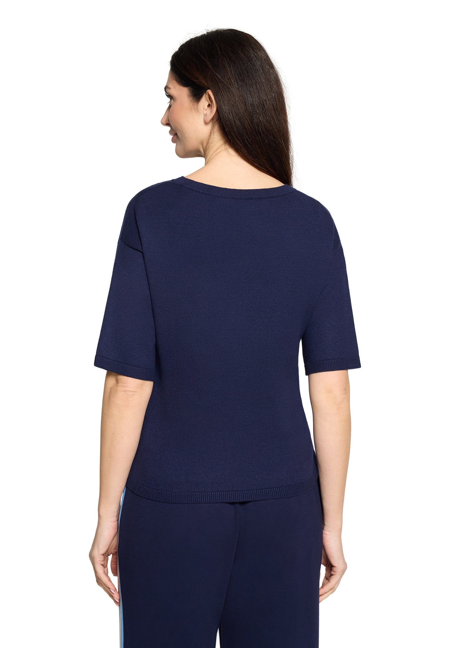 Cartoon Damen Pullover Maritime Blue