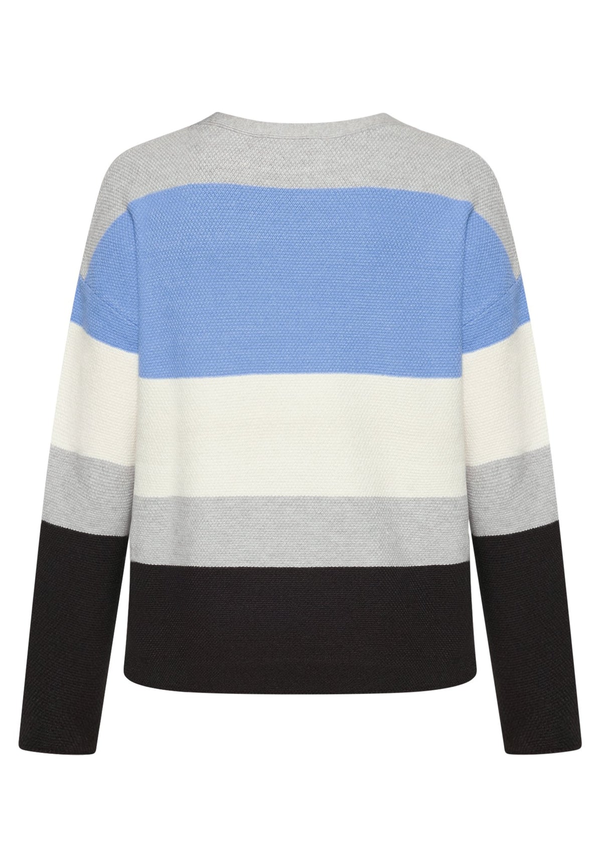 Betty & Co Damen Pullover Light Blue/Grey
