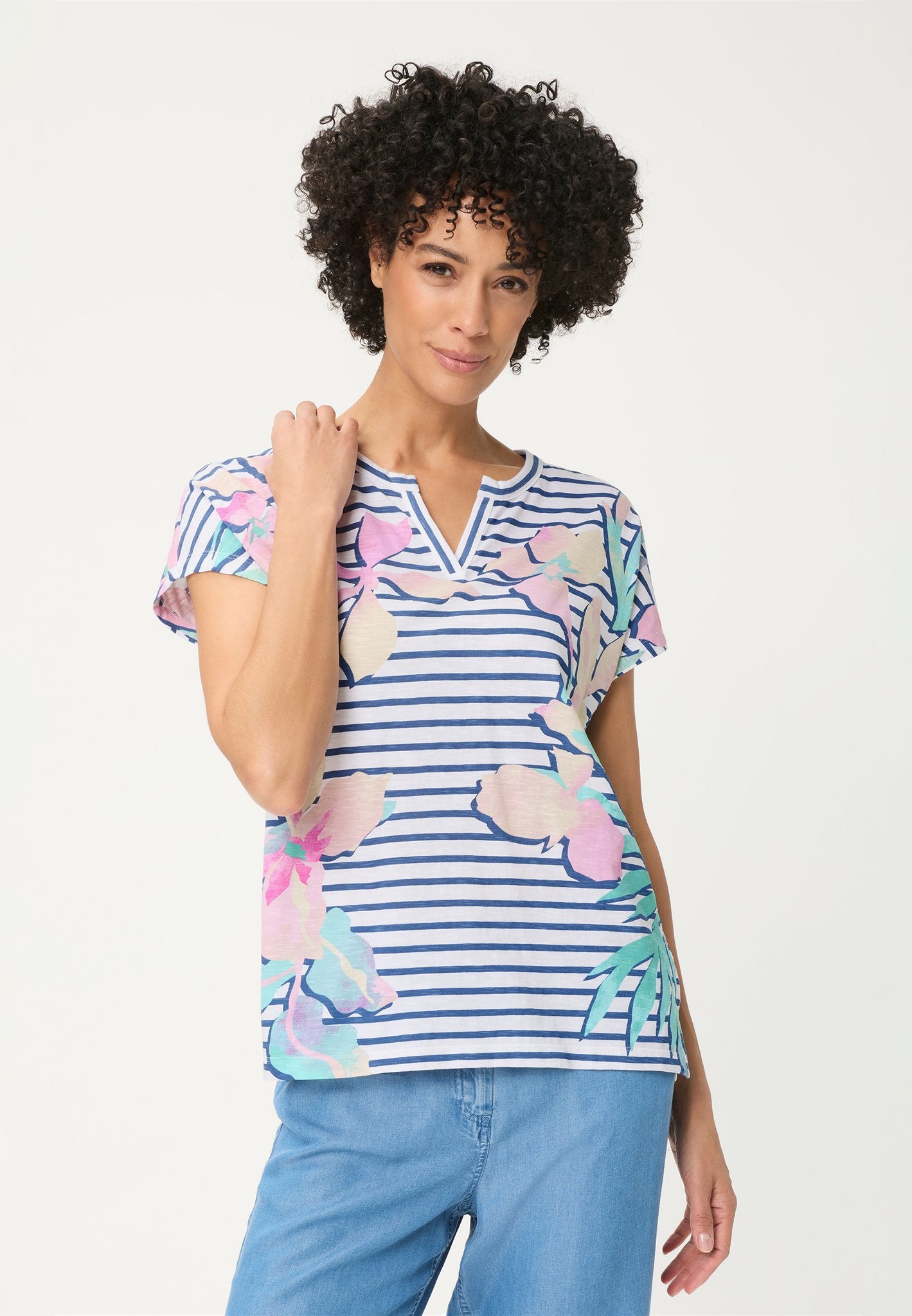 Olsen Damen T-Shirts  Indigo