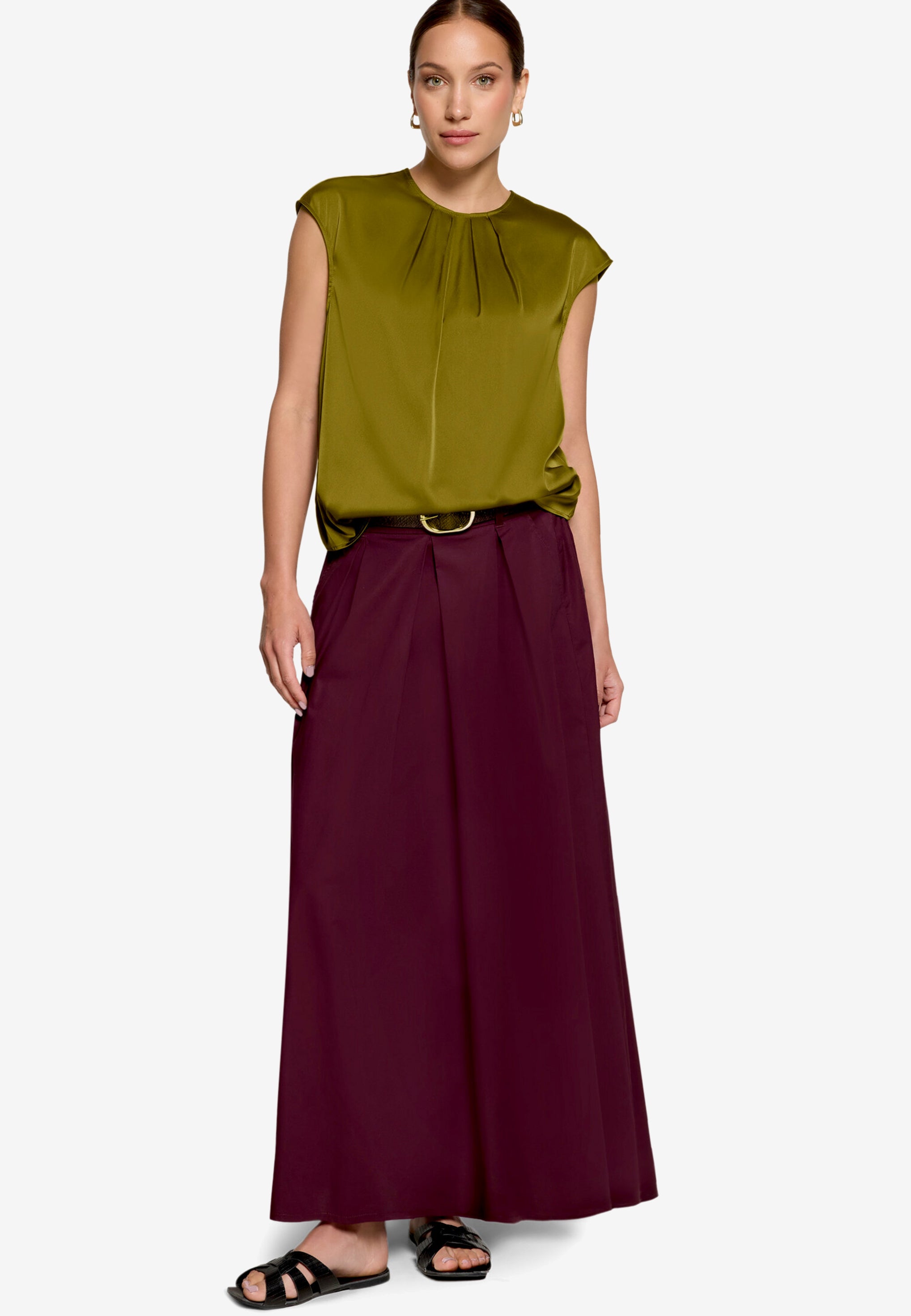 Zero Damen Blusen Fir Green