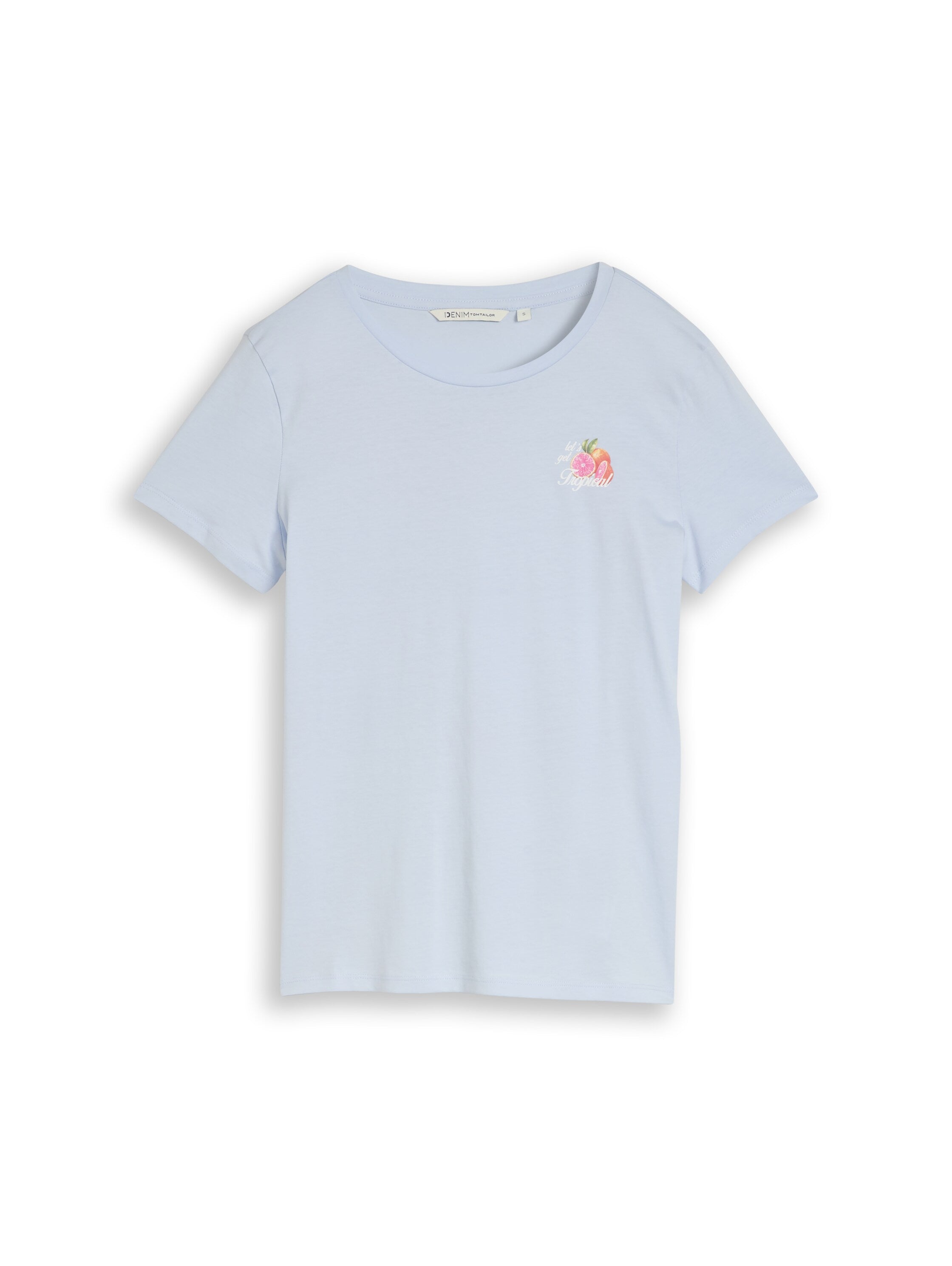 Tom Tailor denim Damen T-Shirts Mountain Sky Bl