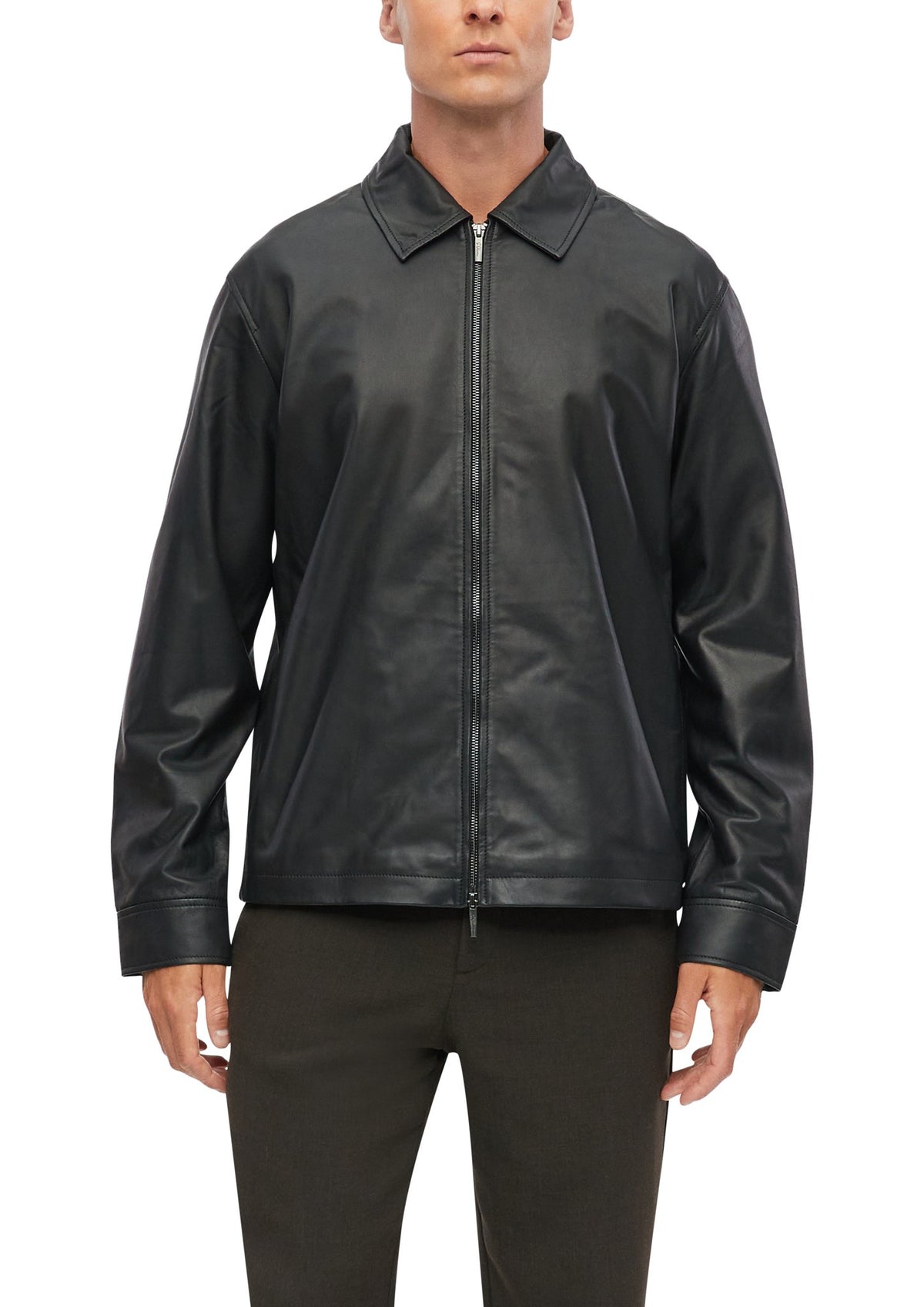 S. Oliver black Herren Jacken  Grey/Black