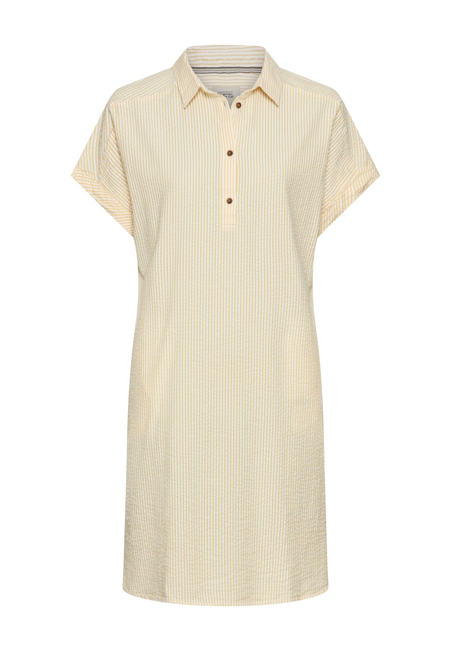 Camel active Damen Kleider  Yellow/ Whit