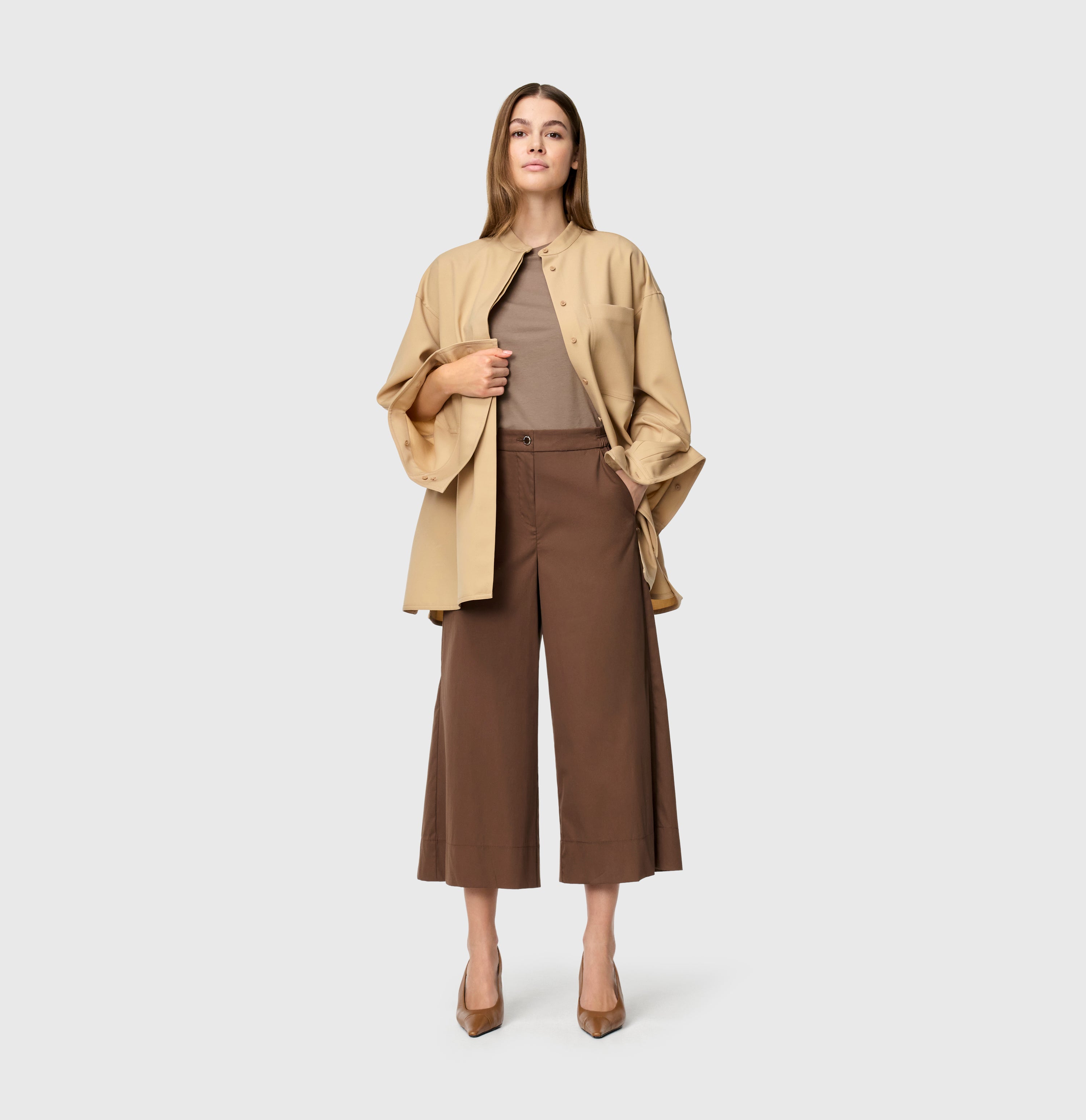 Mac Damen Hosen Fawn Brown