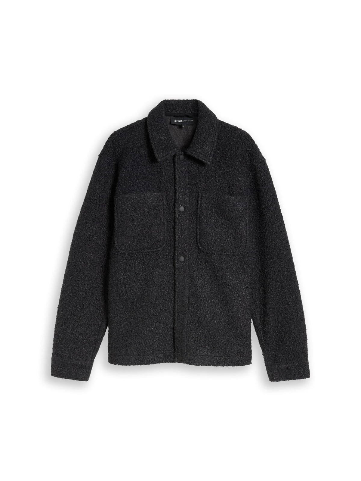 Tom Tailor denim Herren Hemden lang Coal Grey