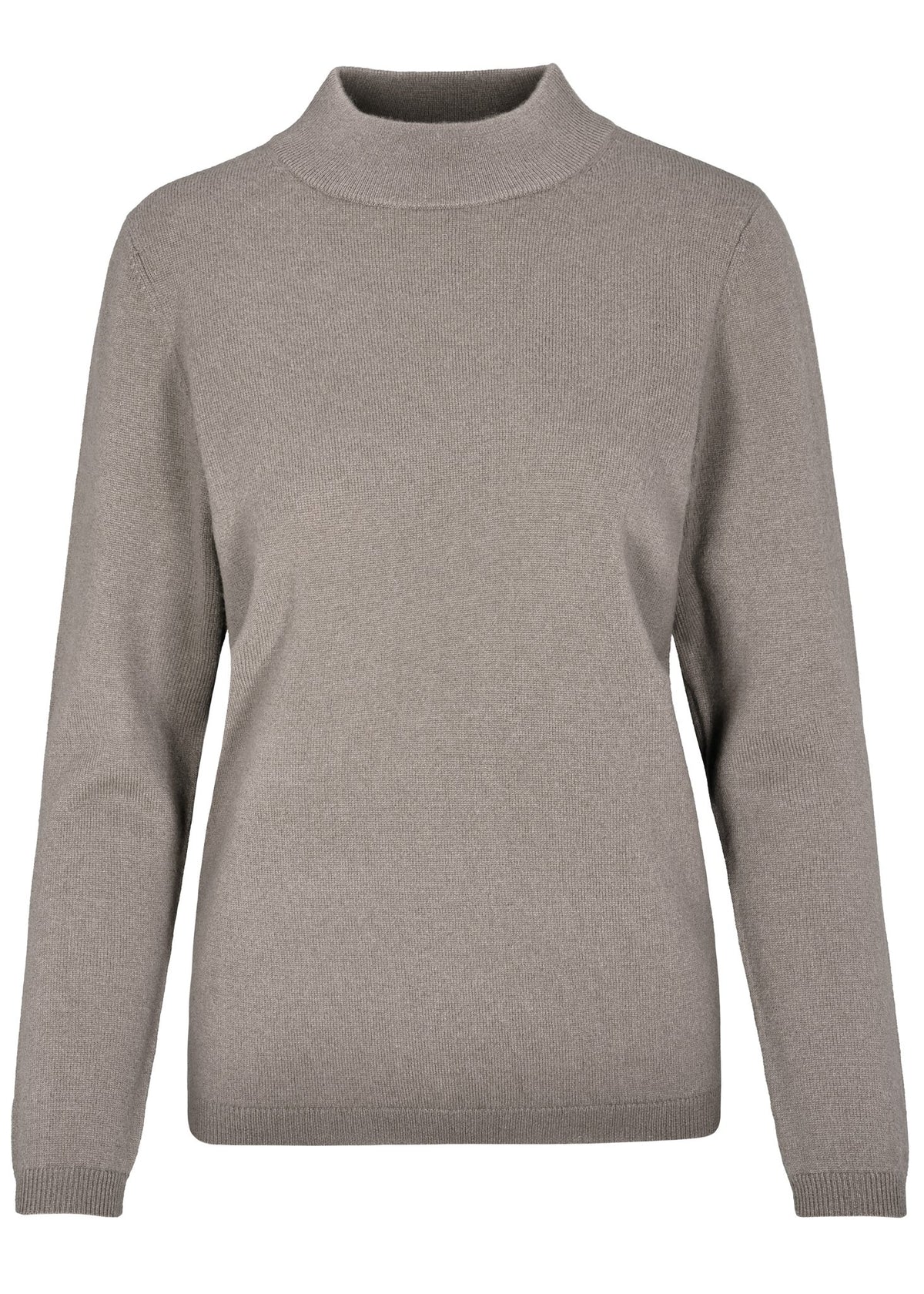 Clarina Damen Pullover Taupe Mel.