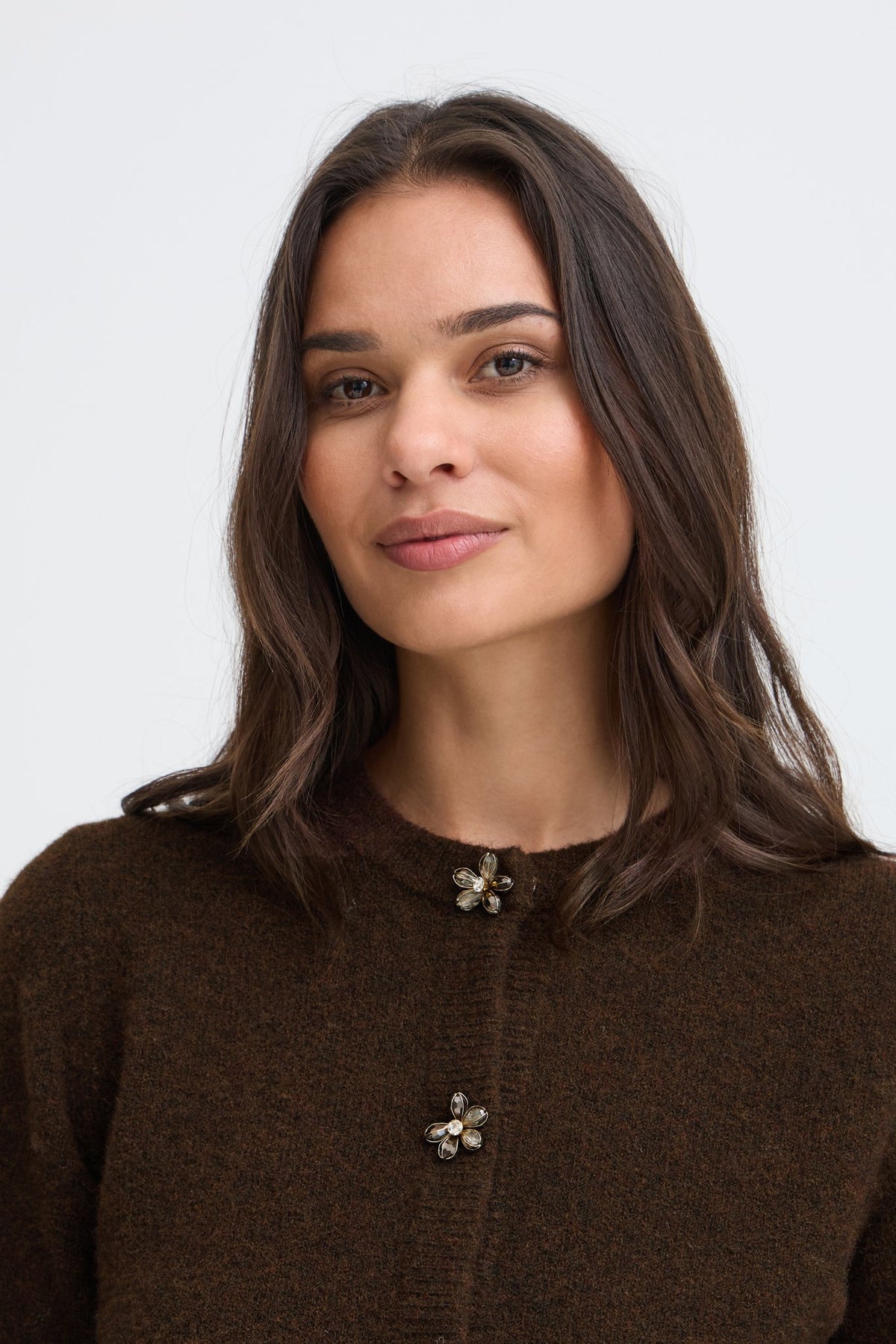 b.young Damen Strickjacken Java Melange