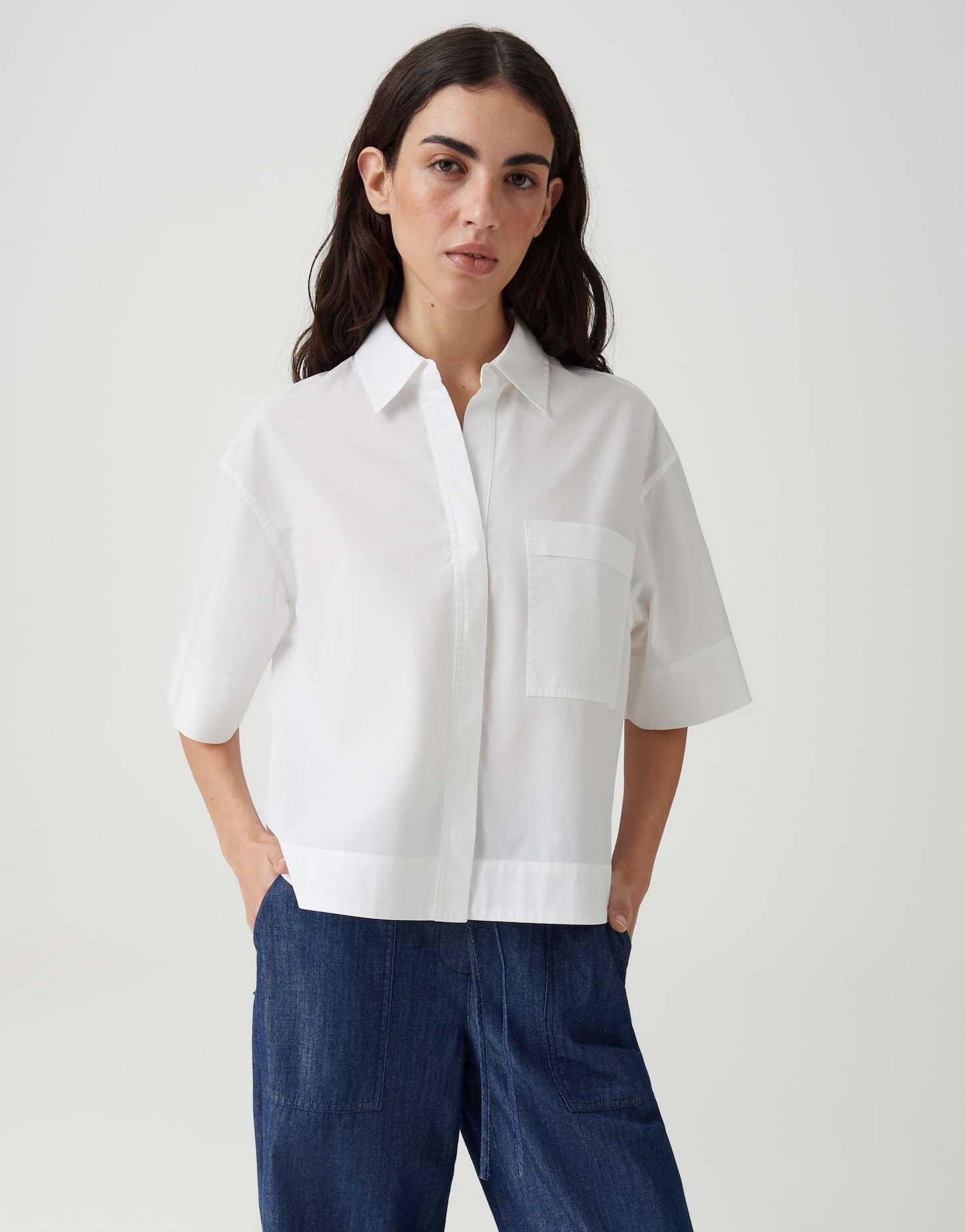 Opus Damen Blusen White