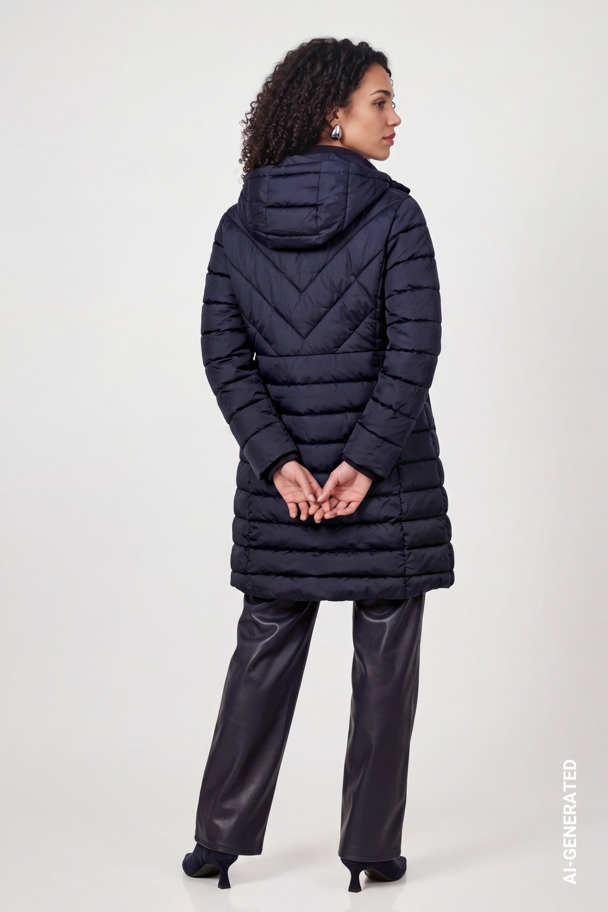 Monari Damen Mantel  Dark Blue