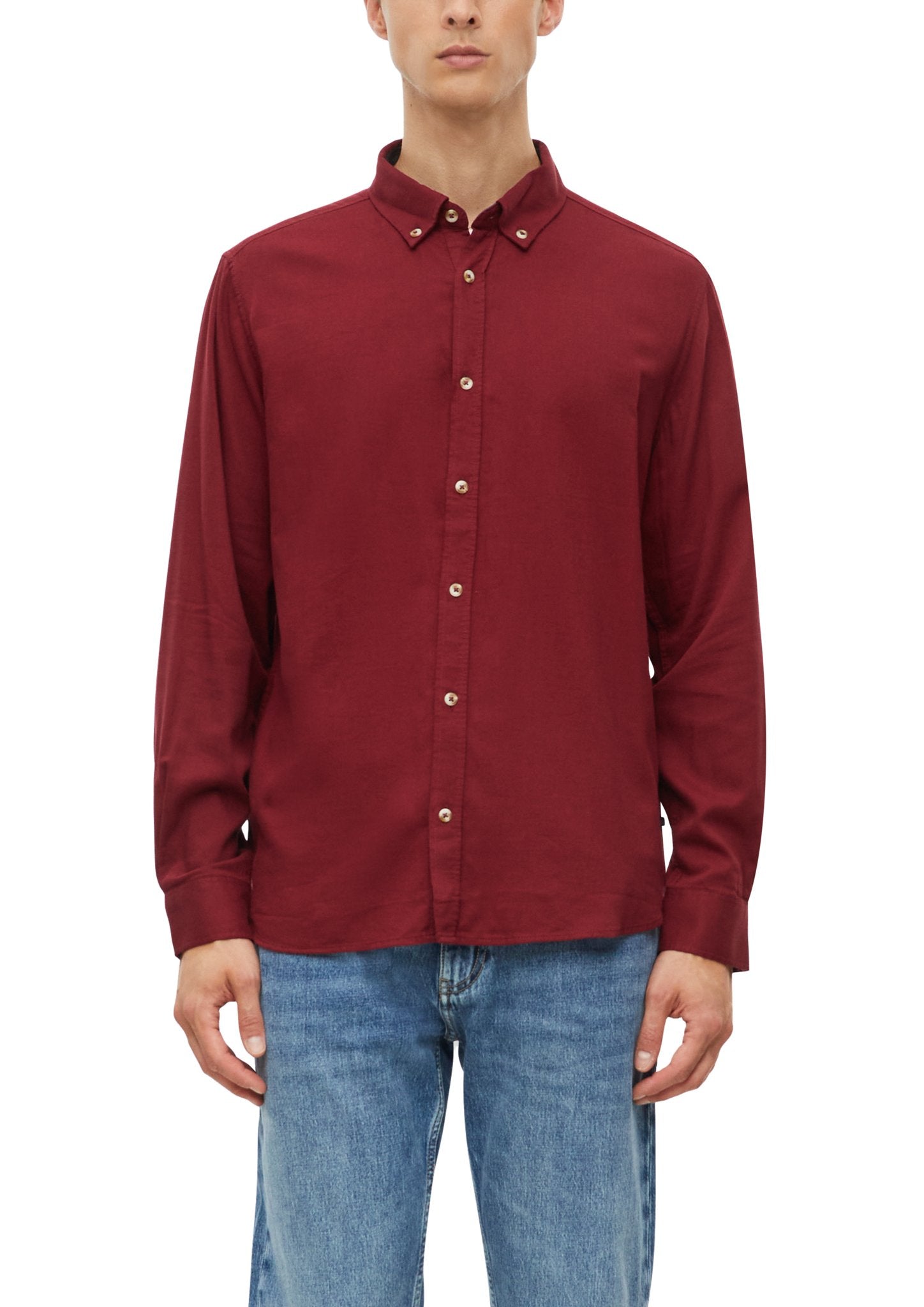 S. Oliver red Herren Hemden lang  Red