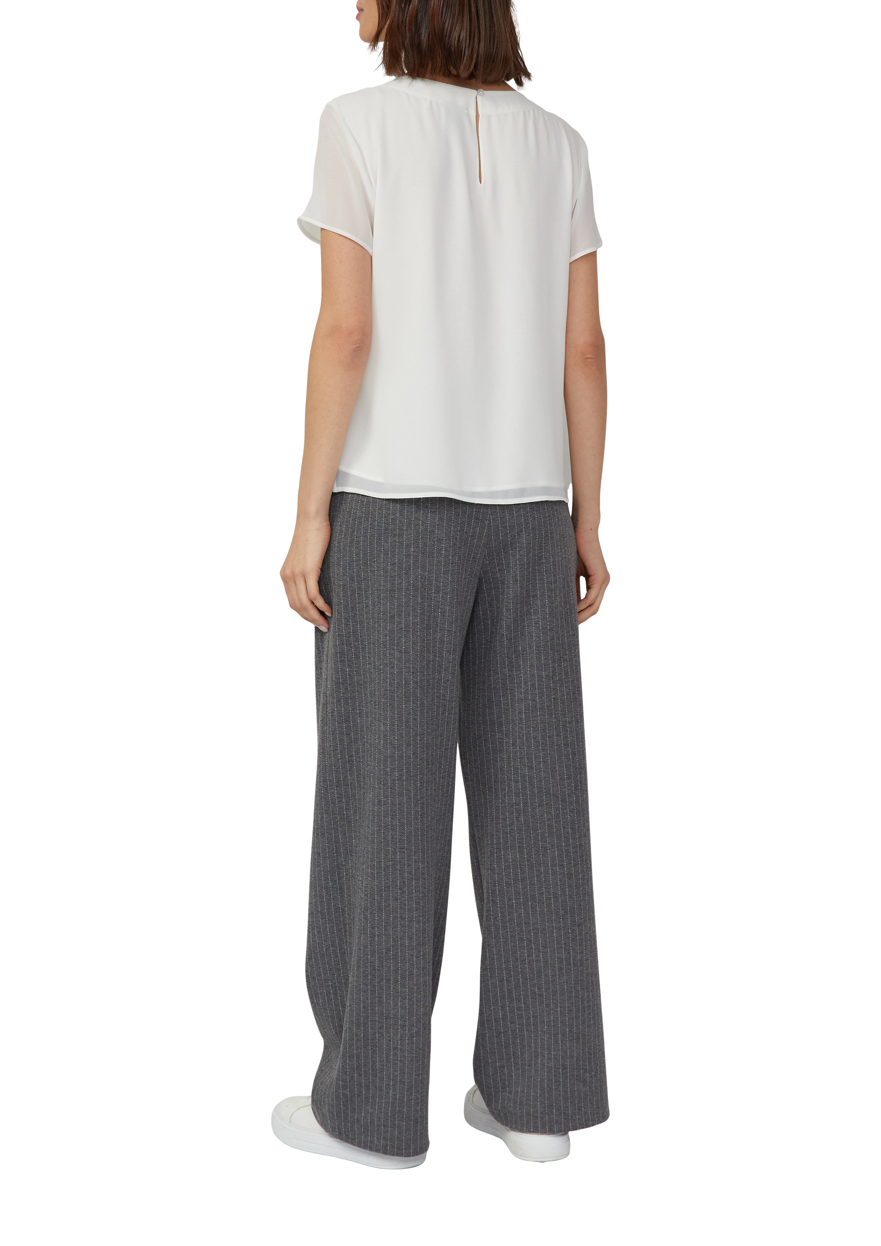 S. Oliver black Damen Blusen White