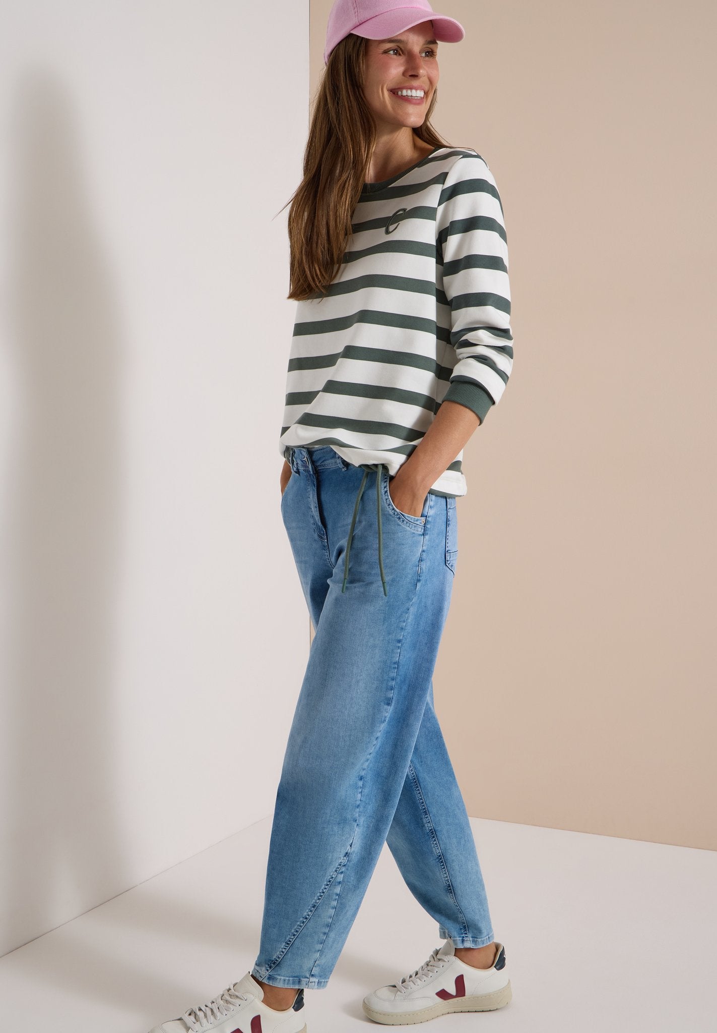 Cecil Damen Pullover  Dried Oli
