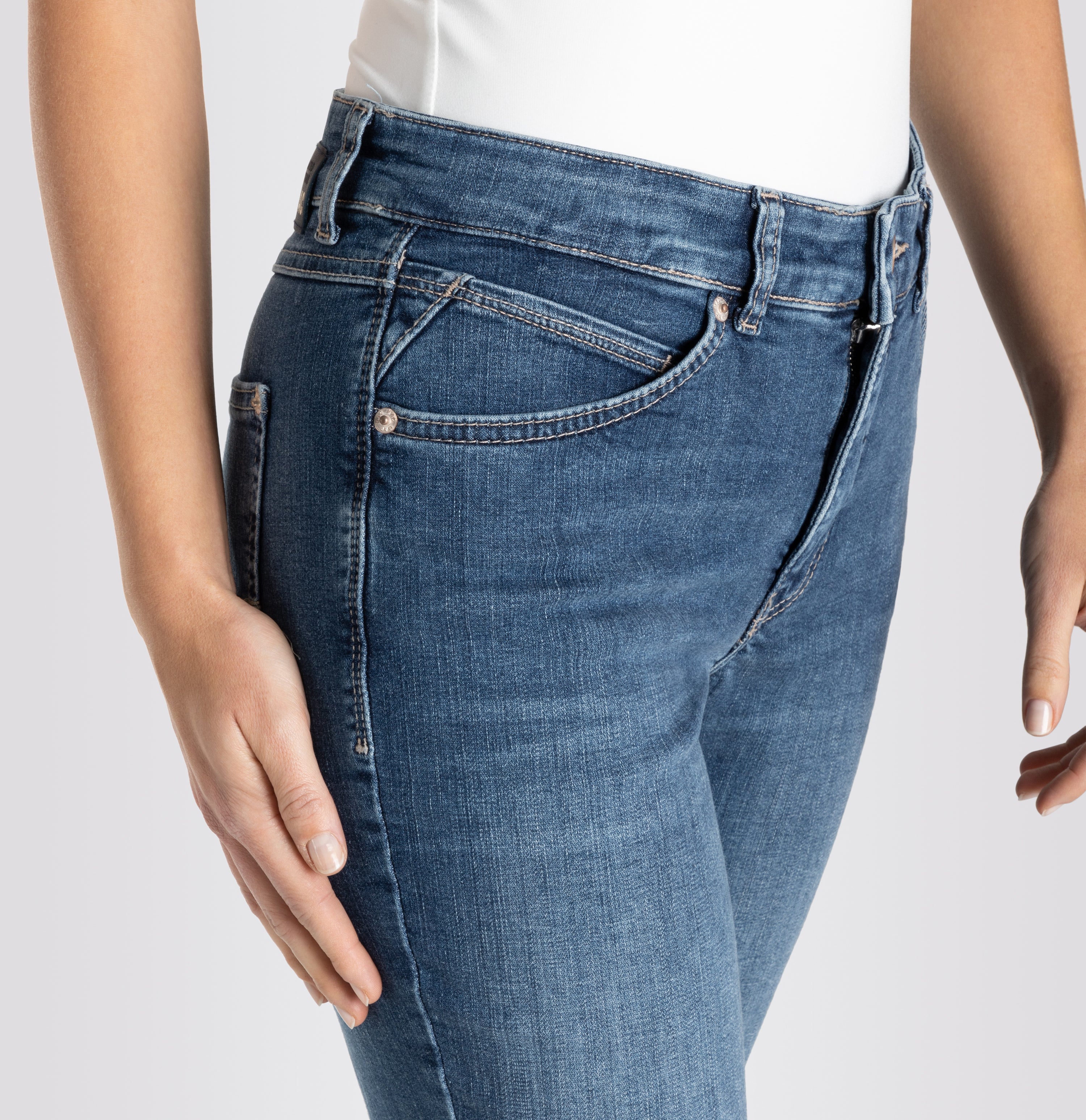 Mac Damen Jeans Simple Wash