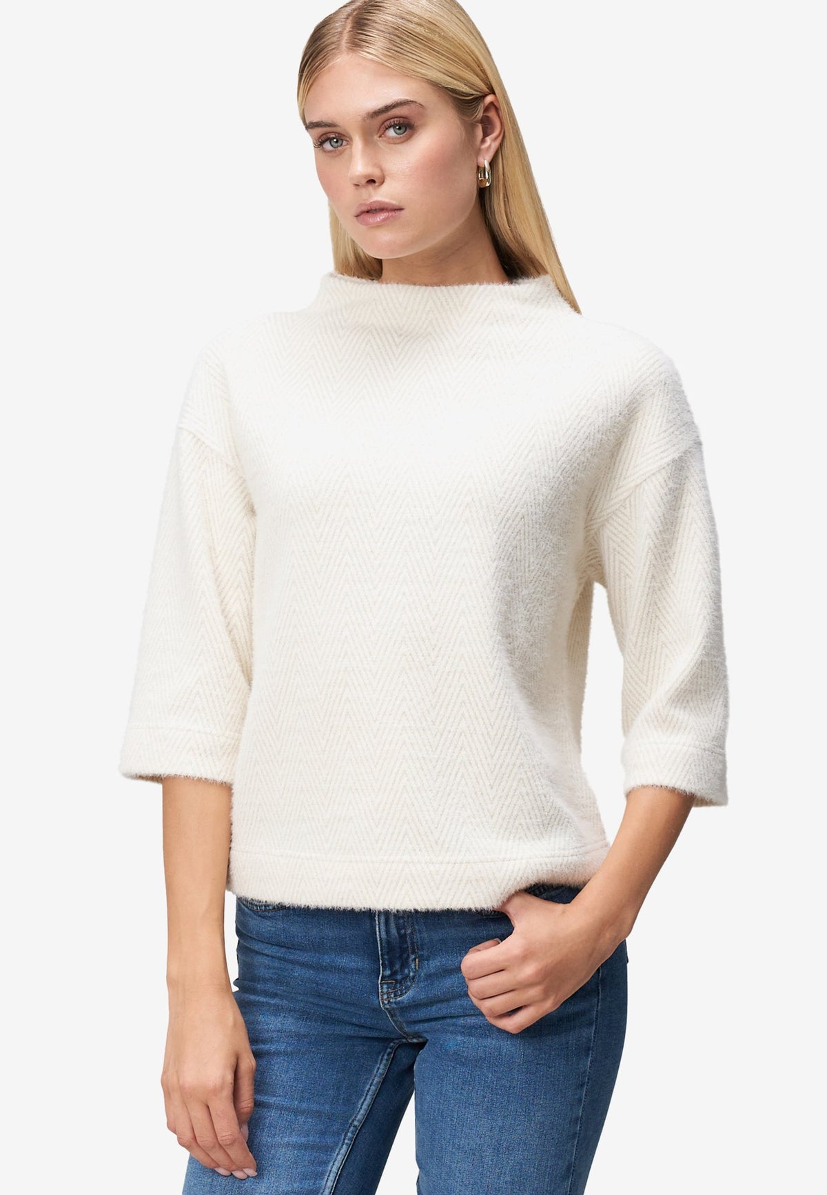 Zero Damen Sweatshirts Beige/Cream