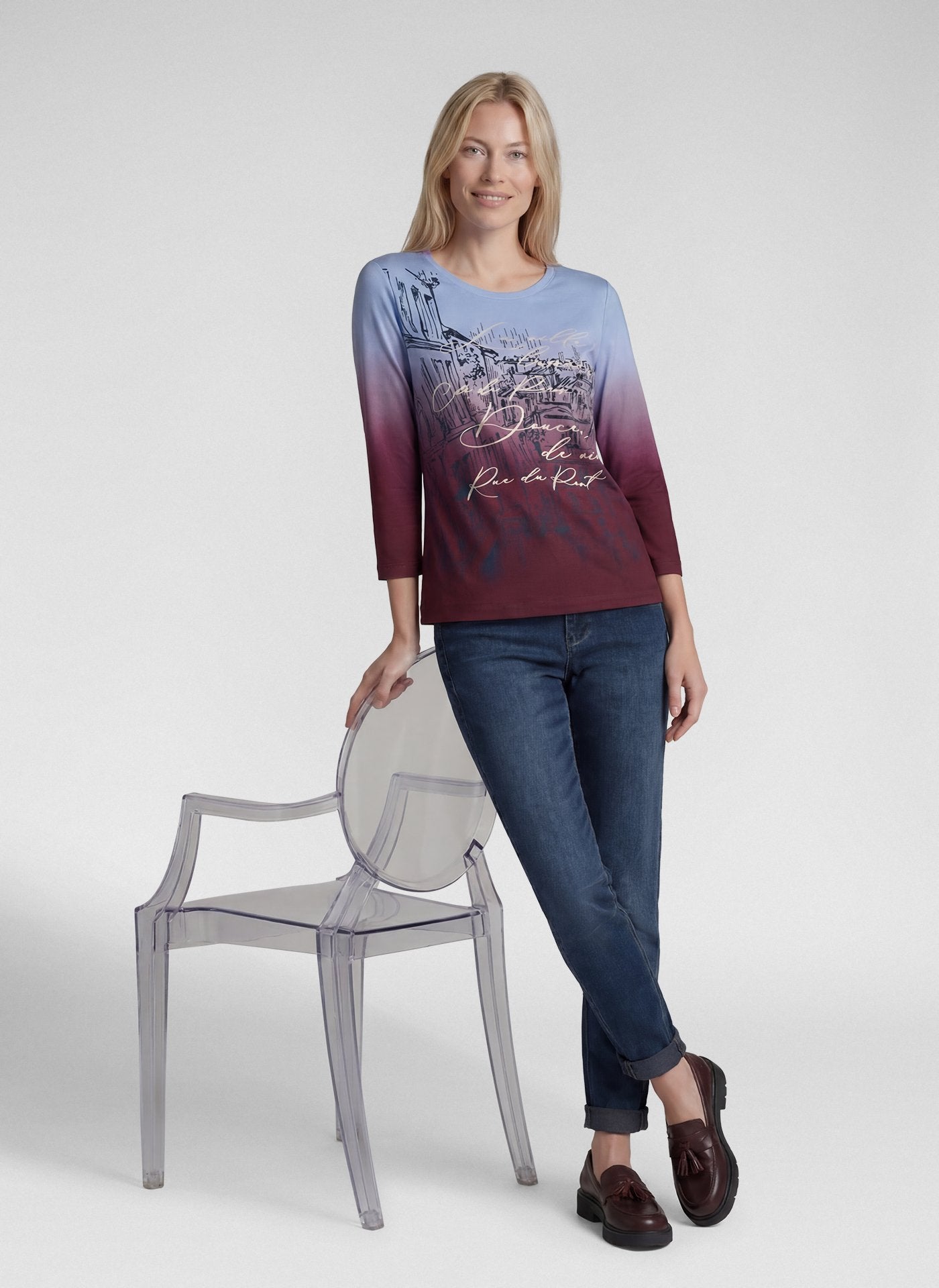 Rabe Damen T-Shirts Merlot