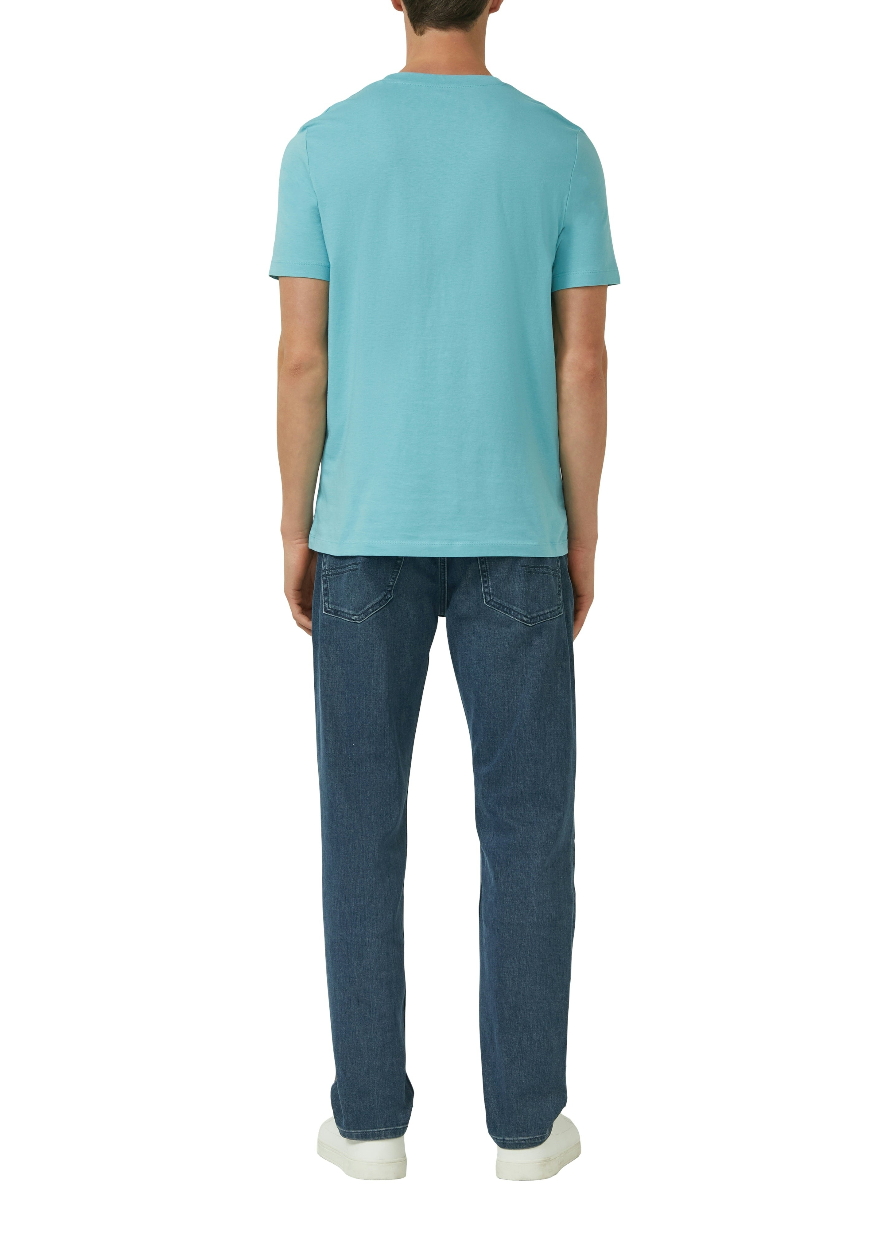 S. Oliver red Herren T-Shirts kurz Blue Green
