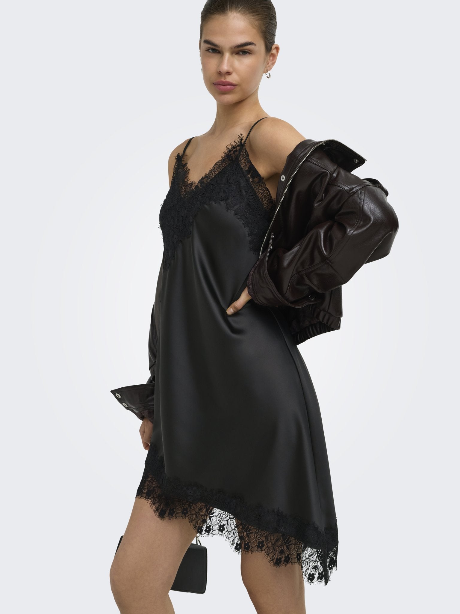 only Damen Kleider Black