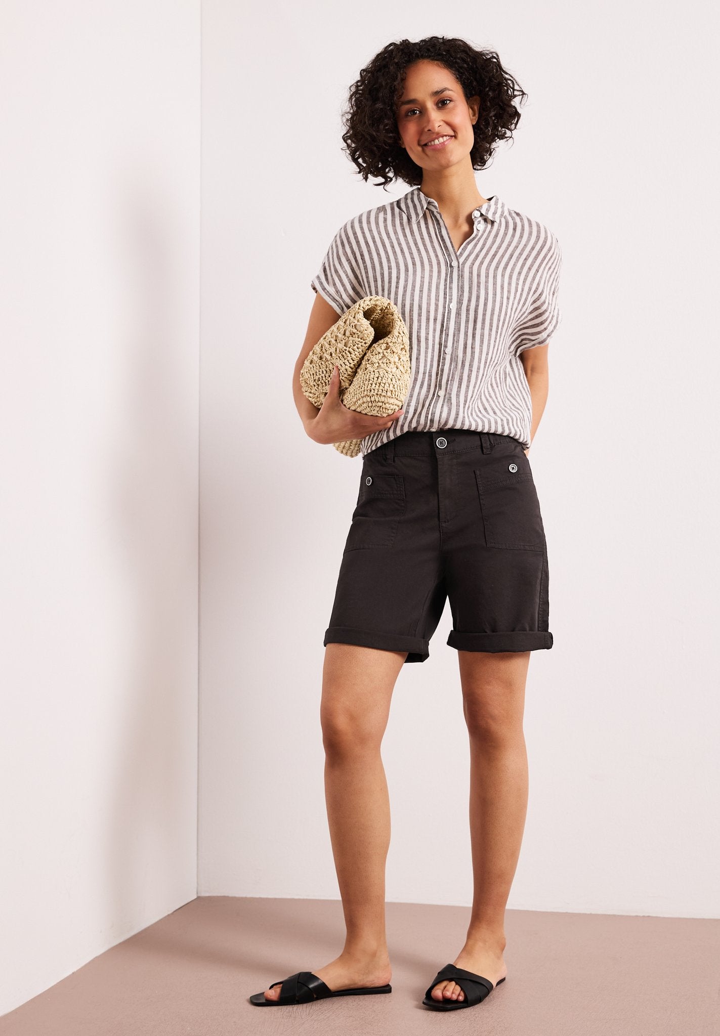 Street One Damen Hosen  Deep Eart