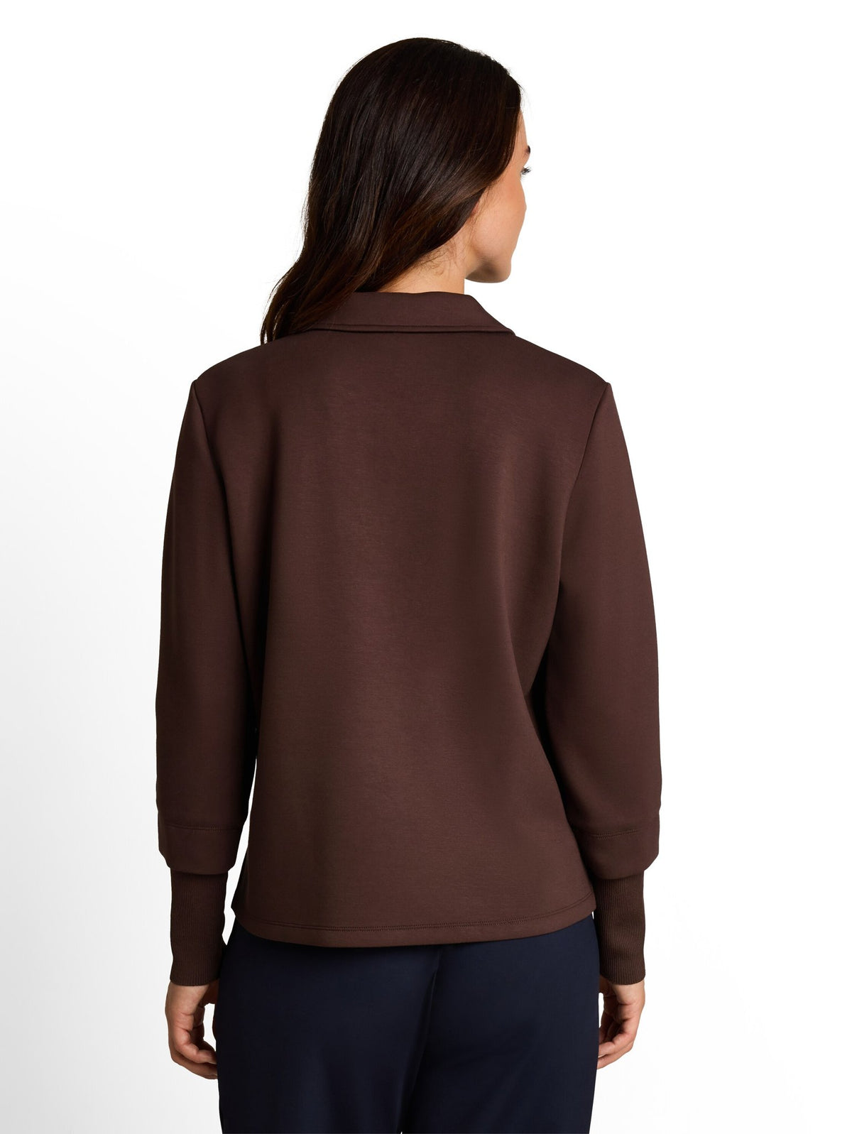 Tom Tailor Damen Sweatshirts Java Dark Brown
