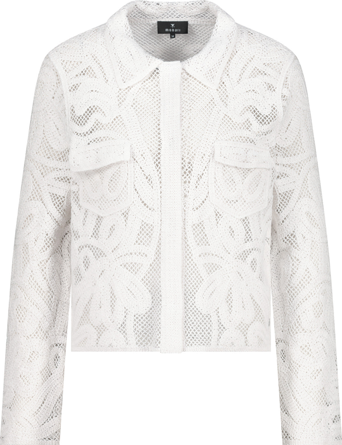 Monari Damen Strickjacken Cream