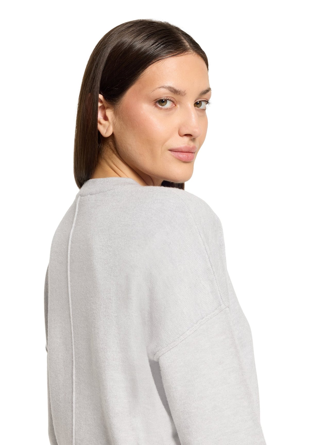 Betty & Co Damen Pullover Light Silver Me