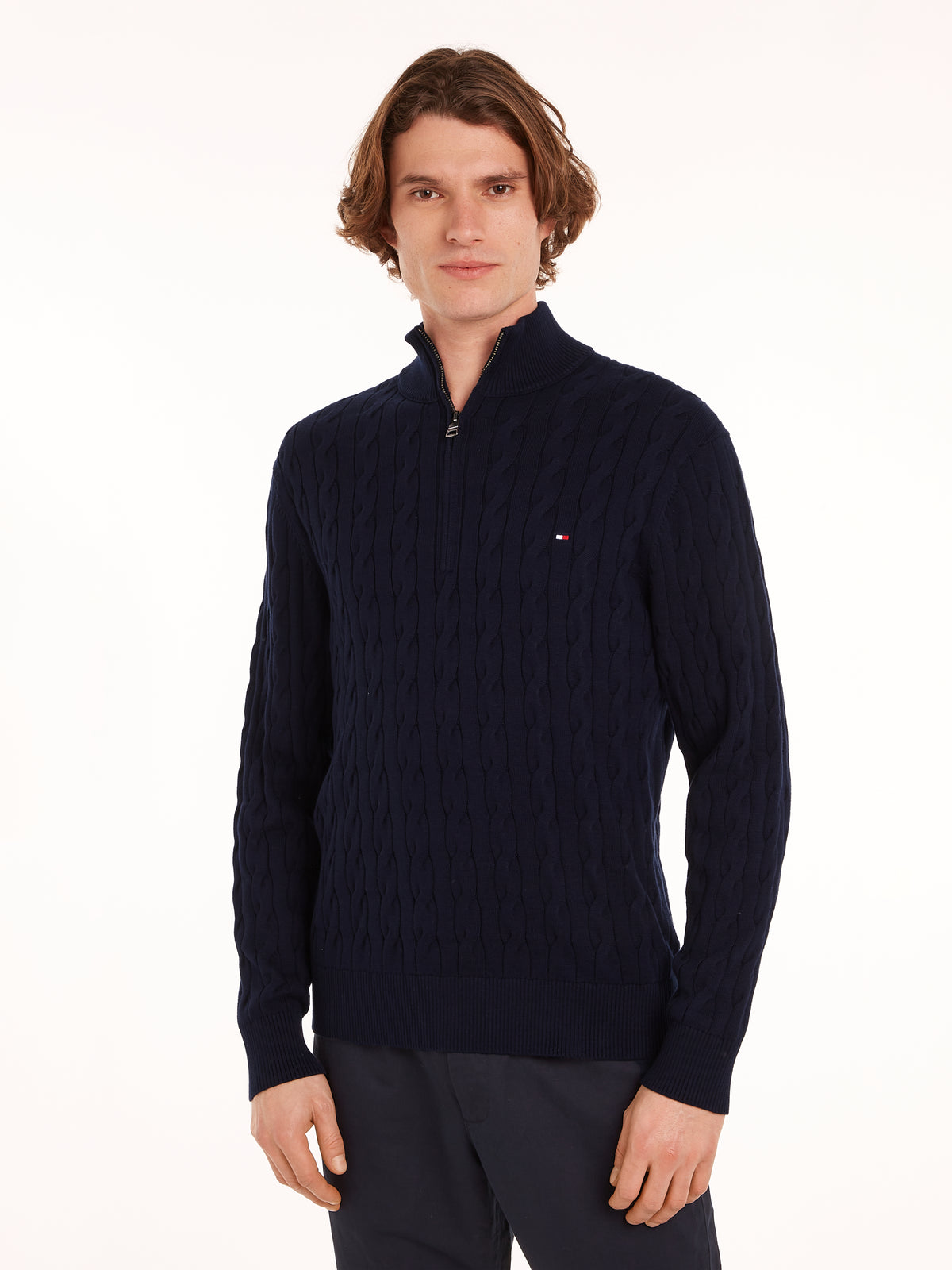 Tommy Hilfiger Herren Pullover Dw Blue