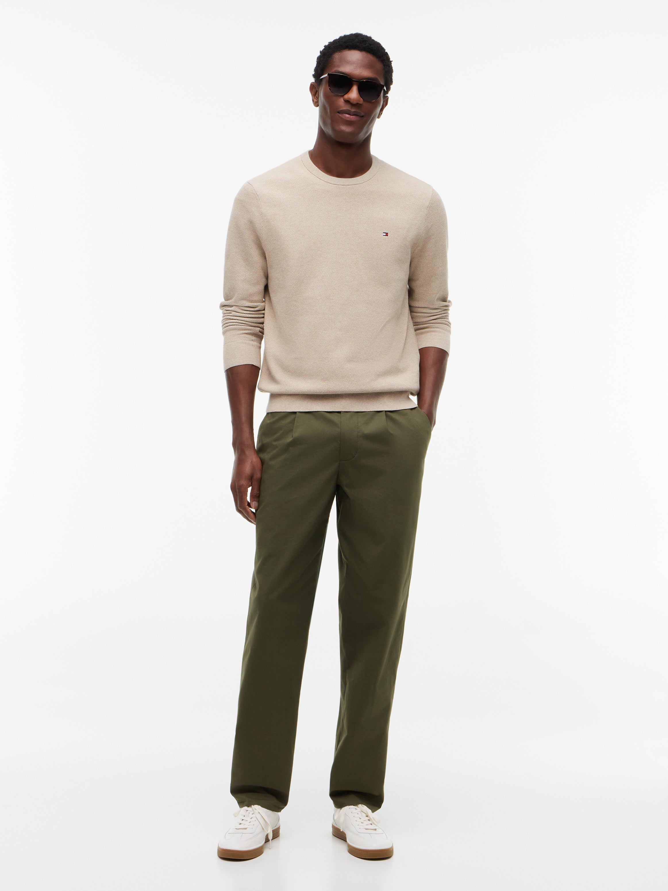 Tommy Hilfiger Herren Sweatshirts Adk Beige